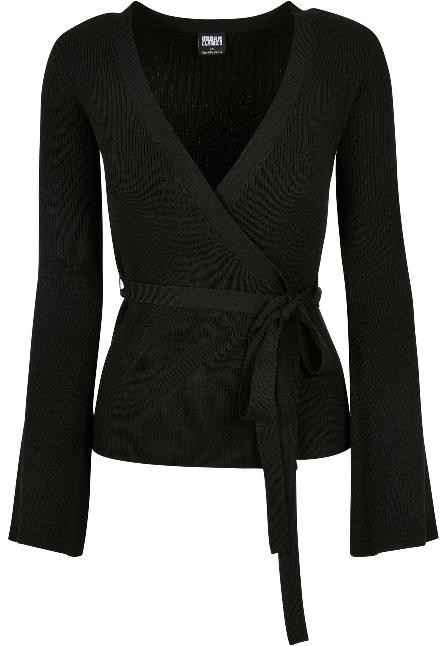 URBAN CLASSICS Cardigan (1 tlg.) online Ladies kaufen Wrapped | Knit »Damen BAUR Cardigan«, Rib