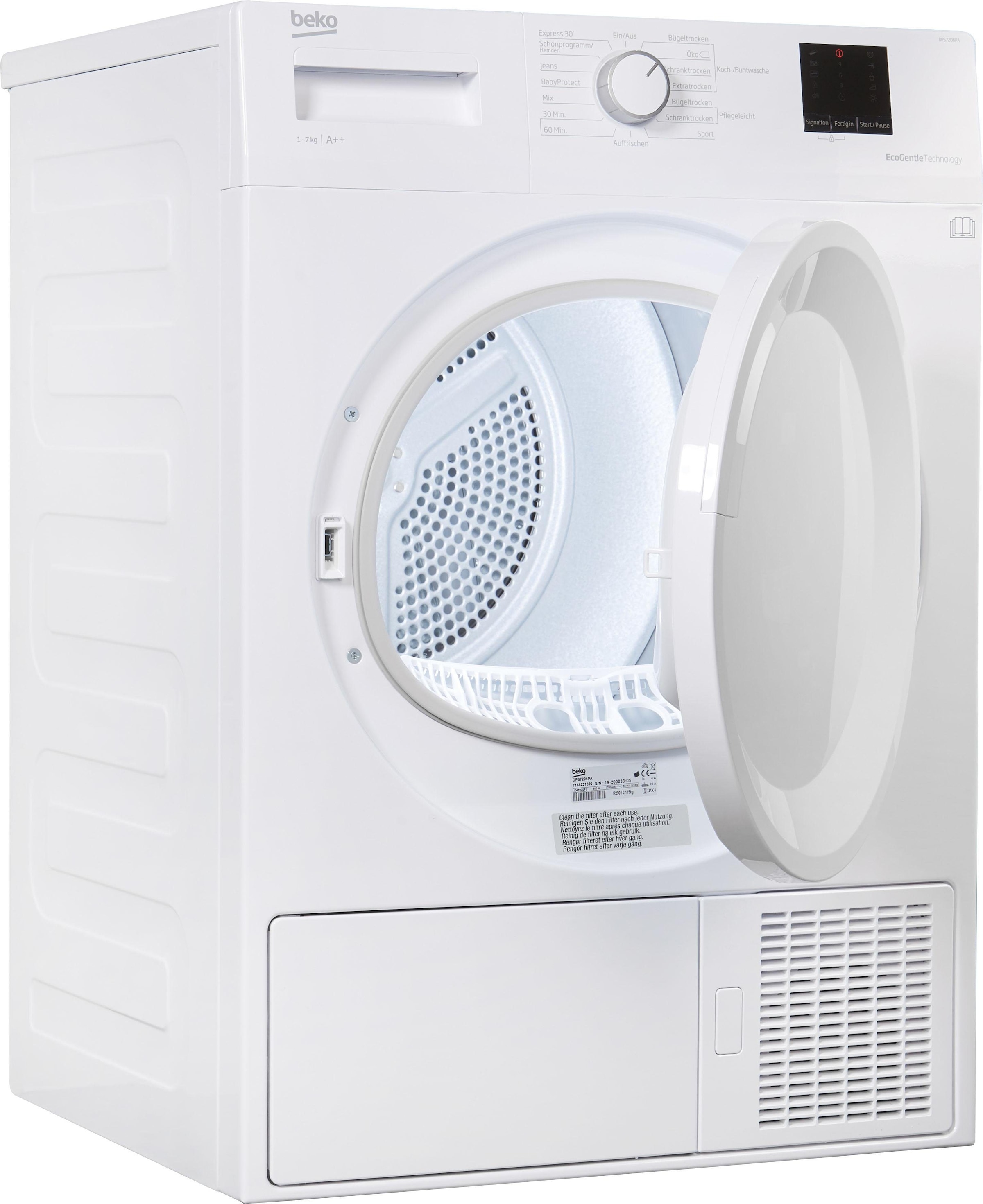 BEKO Wärmepumpentrockner »DPS7206PA«, 7 kg