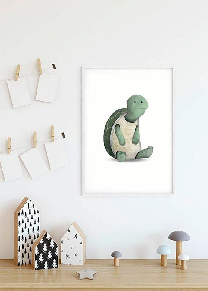 BAUR Schildkröten, »Cute Schlafzimmer, Animal Turtle«, Kinderzimmer, St.), Poster (1 Wohnzimmer Komar |