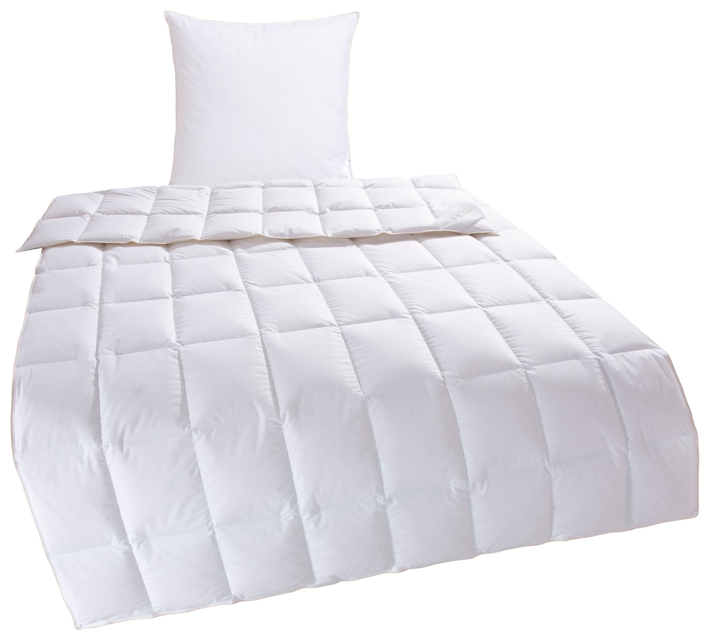 Home affaire Daunenbettdecke + Kopfkissen "Litrone Bettdecke 135x200 cm, 15 günstig online kaufen