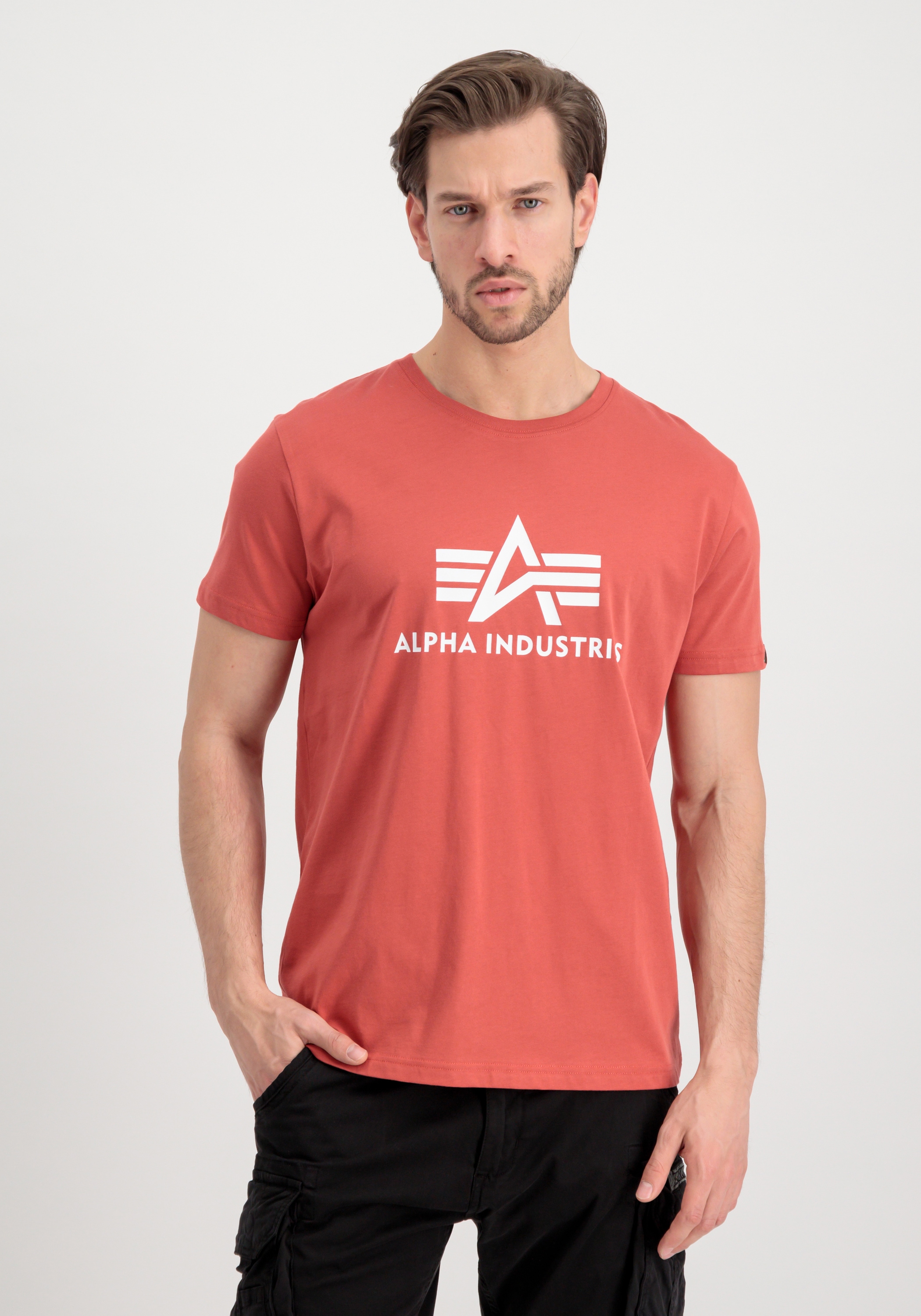 Alpha Industries T-Shirt "Alpha Industries Men - T-Shirts Basic T-Shirt BL" günstig online kaufen