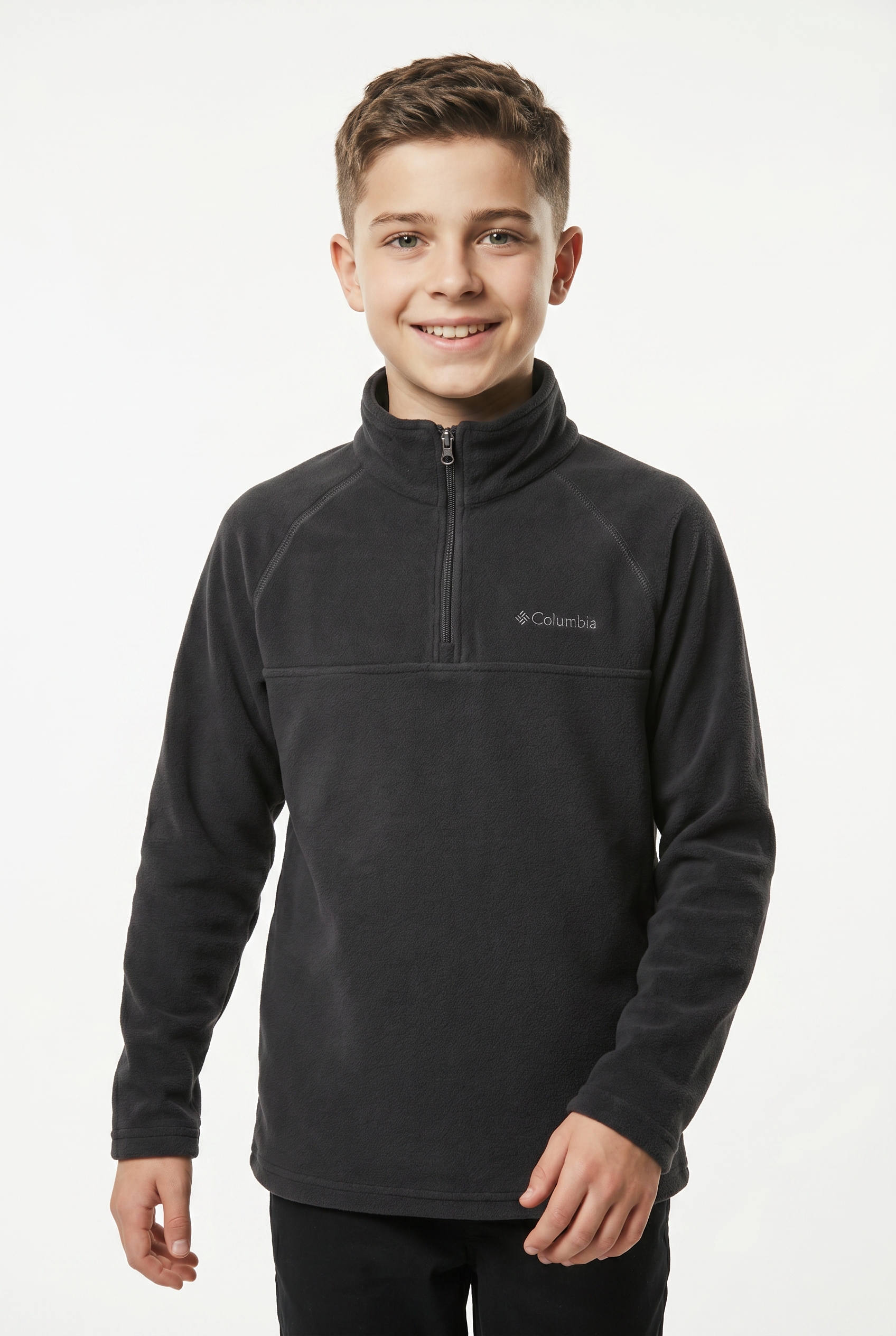 Columbia Fleecepullover "Glacial Half Zip", mit Halbzip-Verschluss, aus Polyester-Fleece, Langarm