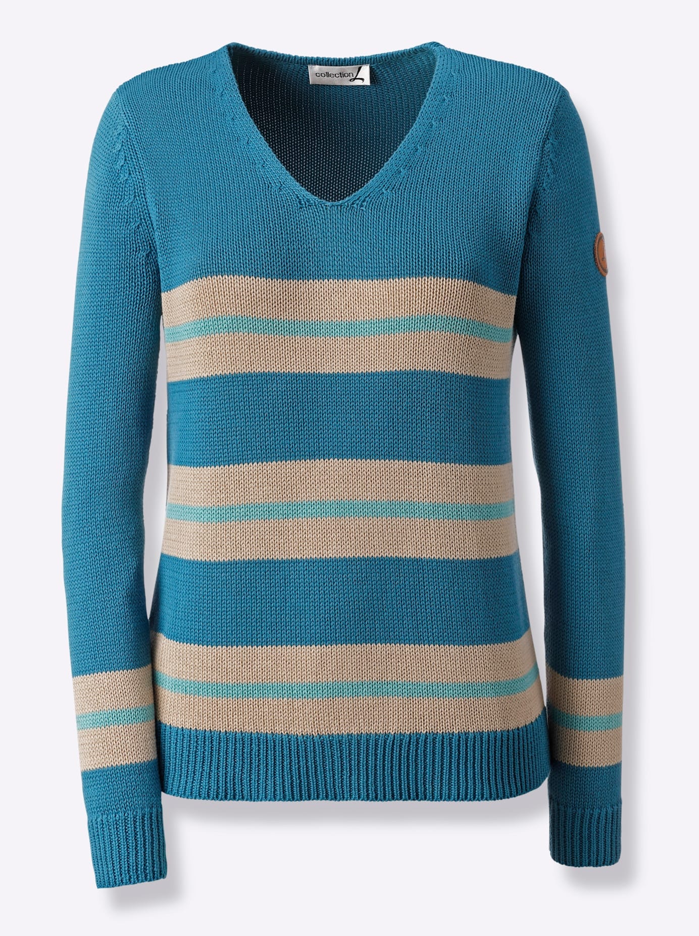 Casual Looks V-Ausschnitt-Pullover "Pullover" günstig online kaufen