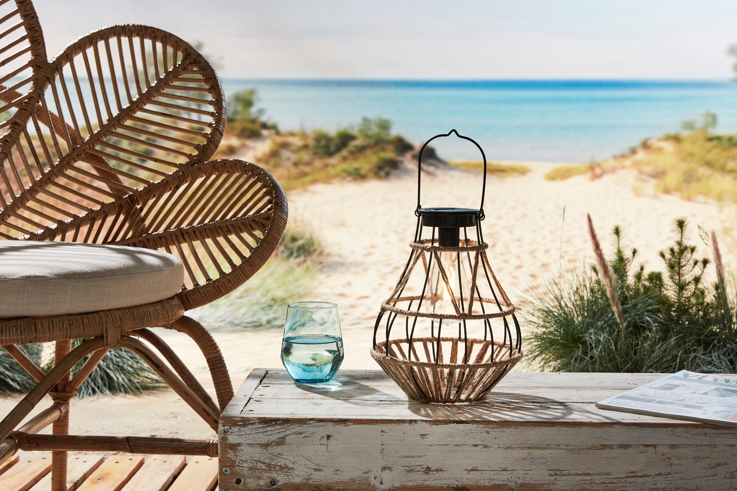 LUXFORM Außen-Tischleuchte "Solar-Tischlampe - Budoni - LED - 15 Lumen" LED günstig online kaufen