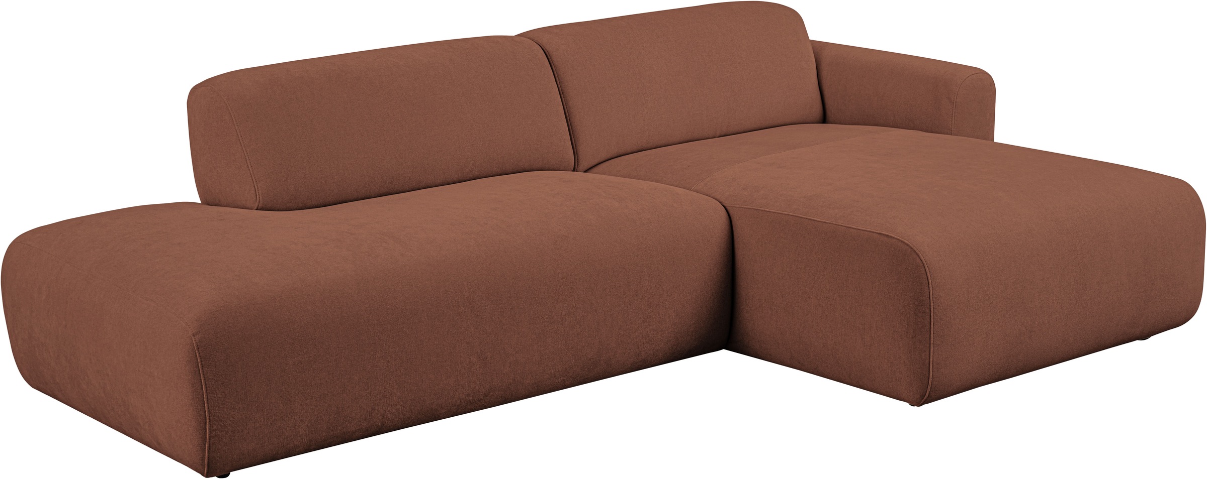 andas Ecksofa »Myrland«, Breite 222 cm, Chenille, Easy Clean Stoff, mit Kaltschaum