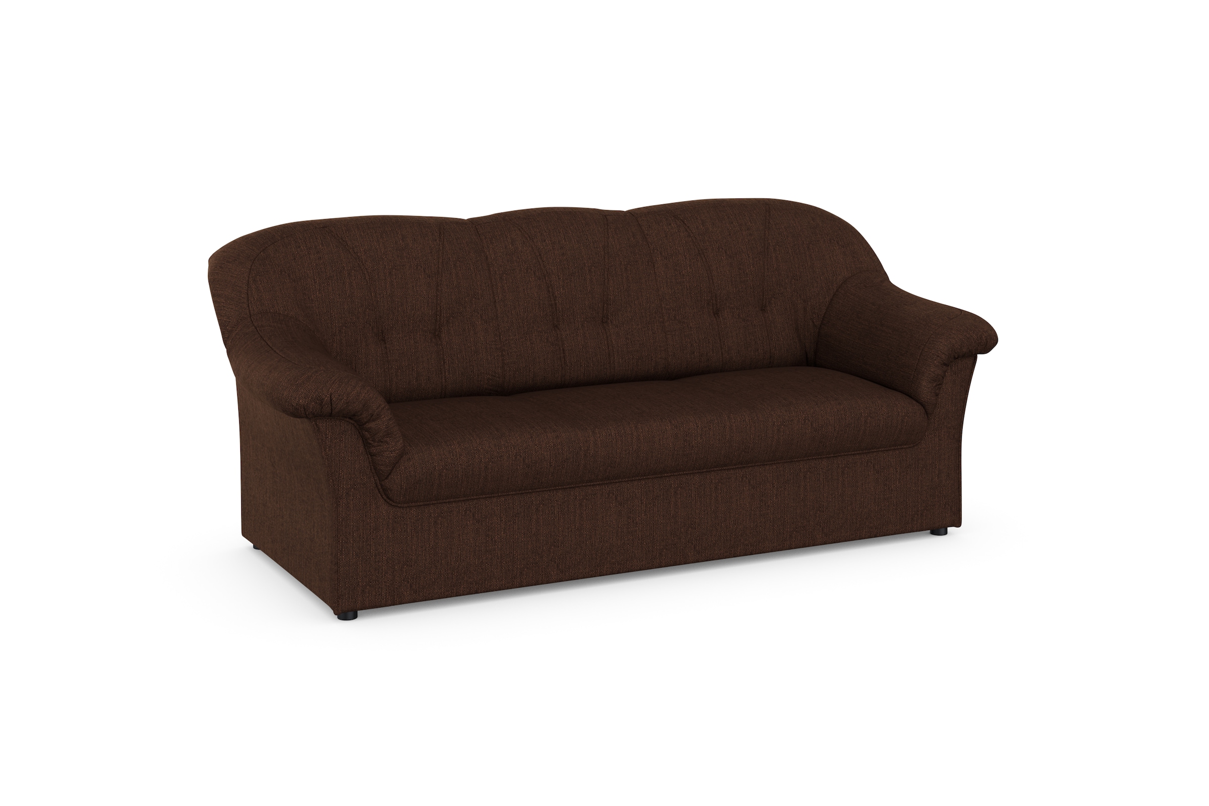 DOMO collection 3-Sitzer »Pegnitz für kleine Räume, Breite 185cm«, zeitlos, elegante Armlehnen, komfortabel