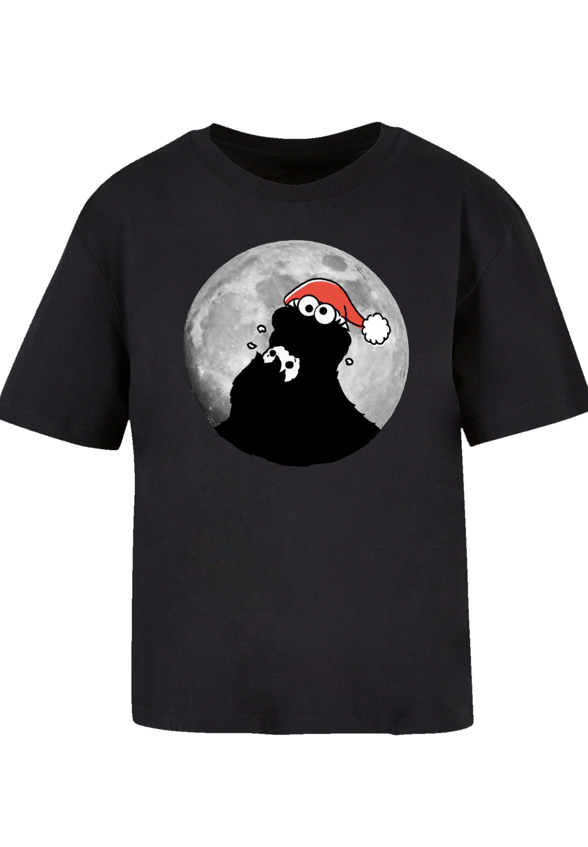F4NT4STIC T-Shirt »Krümelmonster Weihnachten«, Premium Qualität