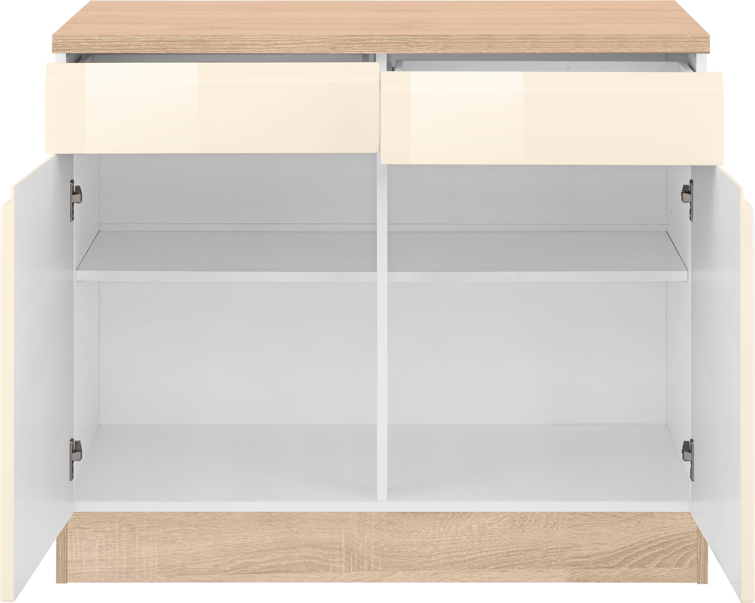 Thumbnail - HELD MÖBEL Unterschrank "Virginia", 100 cm breit, mit 2 Türen und 2 Schubkästen