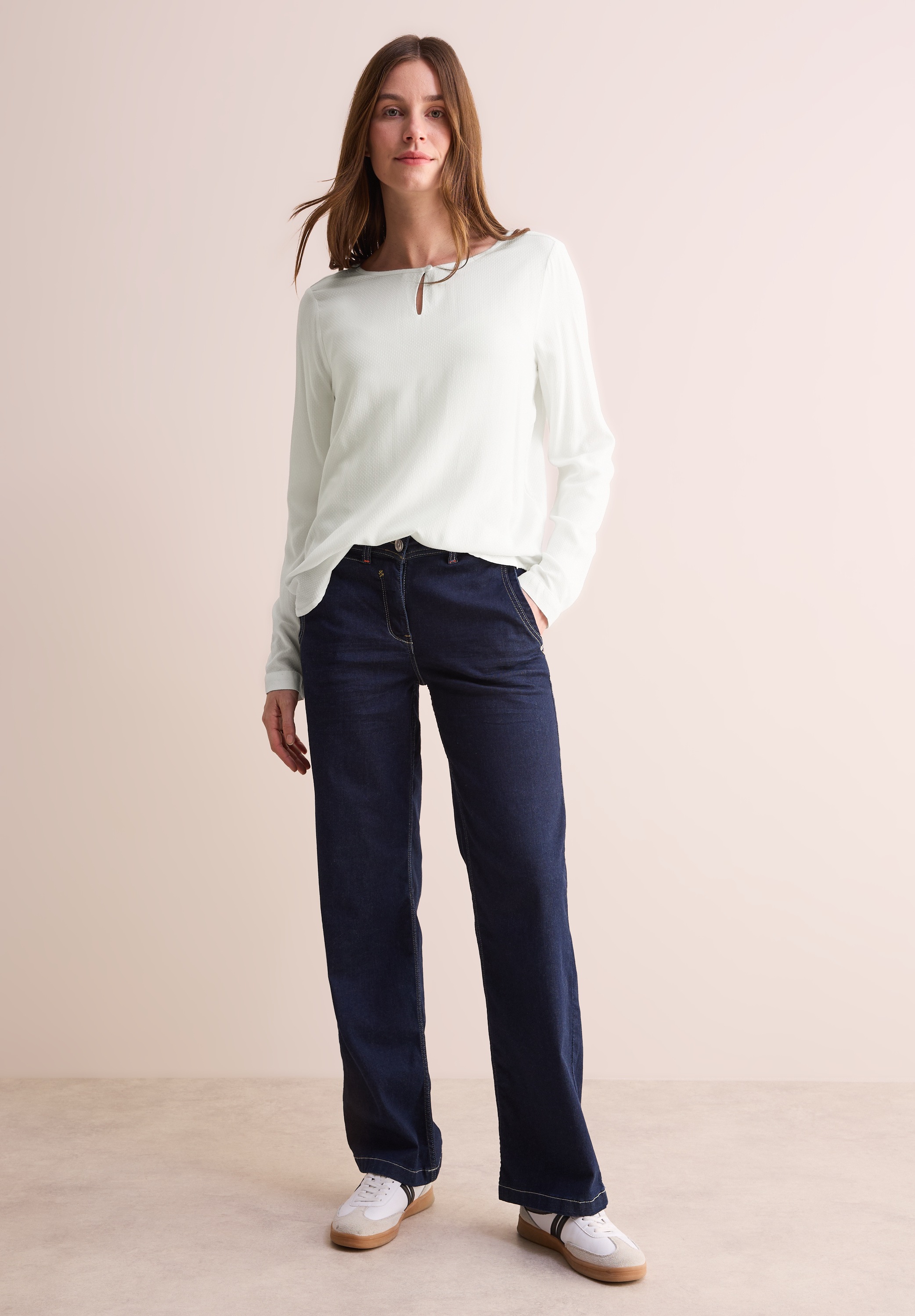 Thumbnail - Cecil Langarmbluse aus softer Viskose