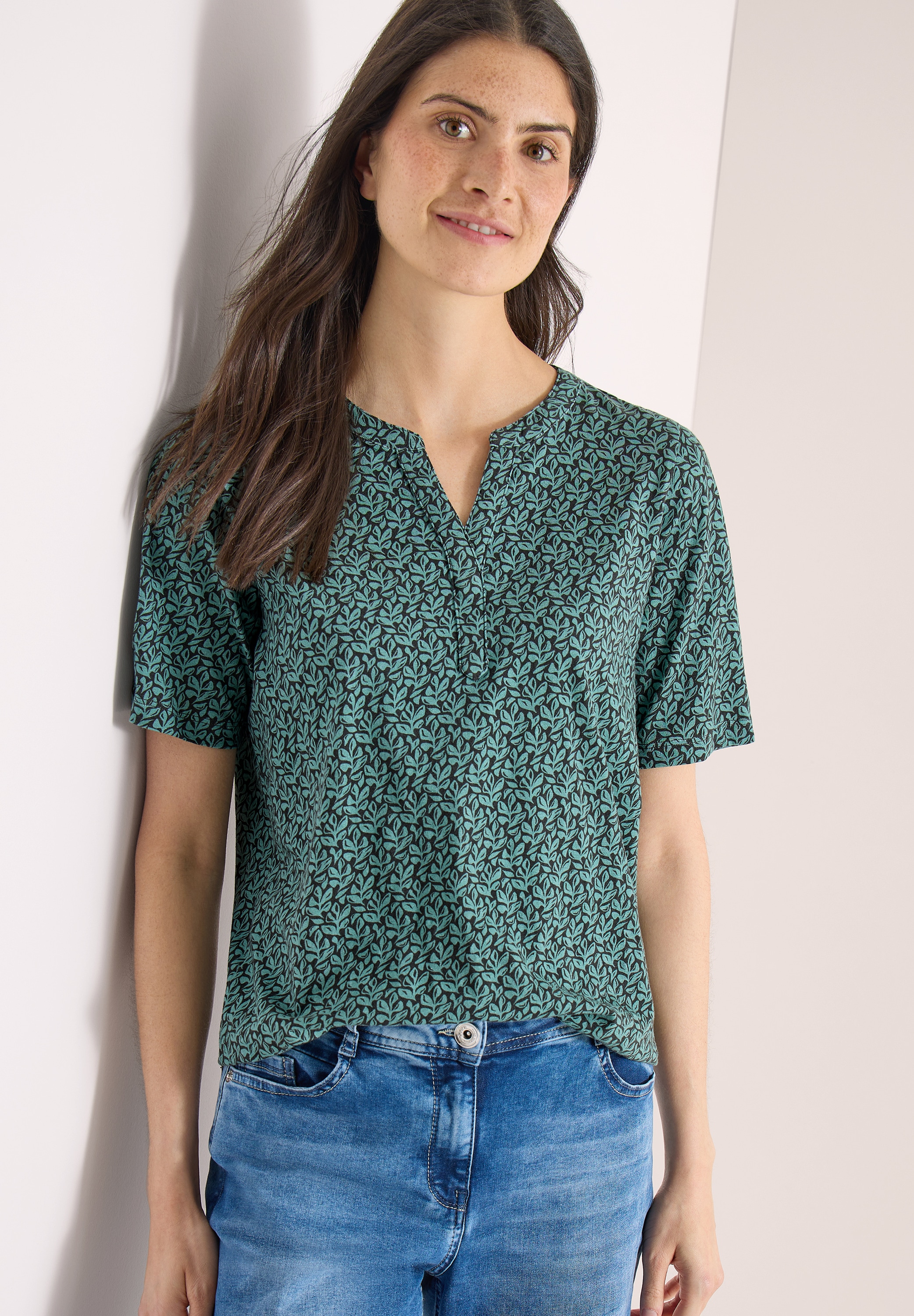 Cecil Tunikashirt aus reiner Baumwolle
