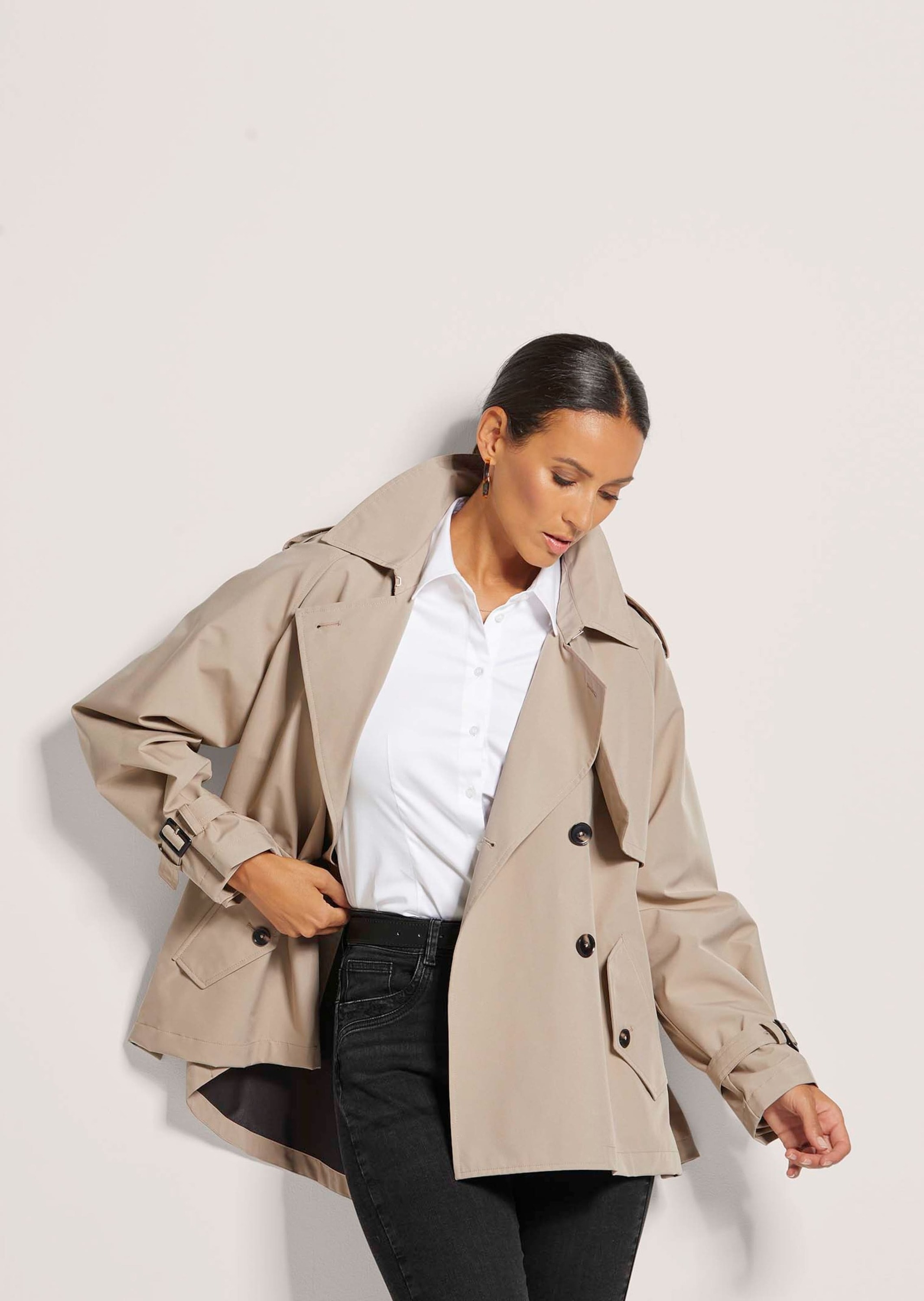 MADELEINE Trenchcoat »Kurztrench Kurzer Trenchcoat«