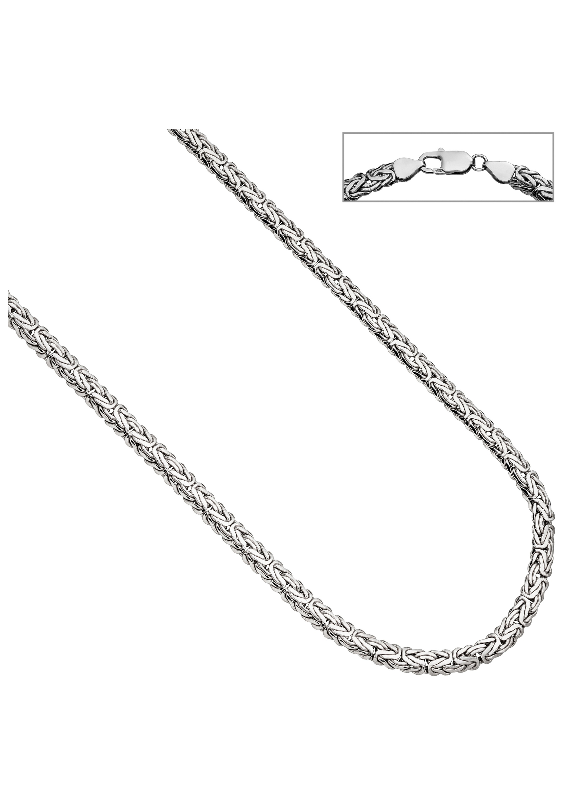 JOBO Damen Königskette "Silberkette oval 7 mm", Silber 925 (Sterlingsilber), L: 45silber 925, Silber 925 (Sterlingsilber), Halsketten, 925 Silber 45