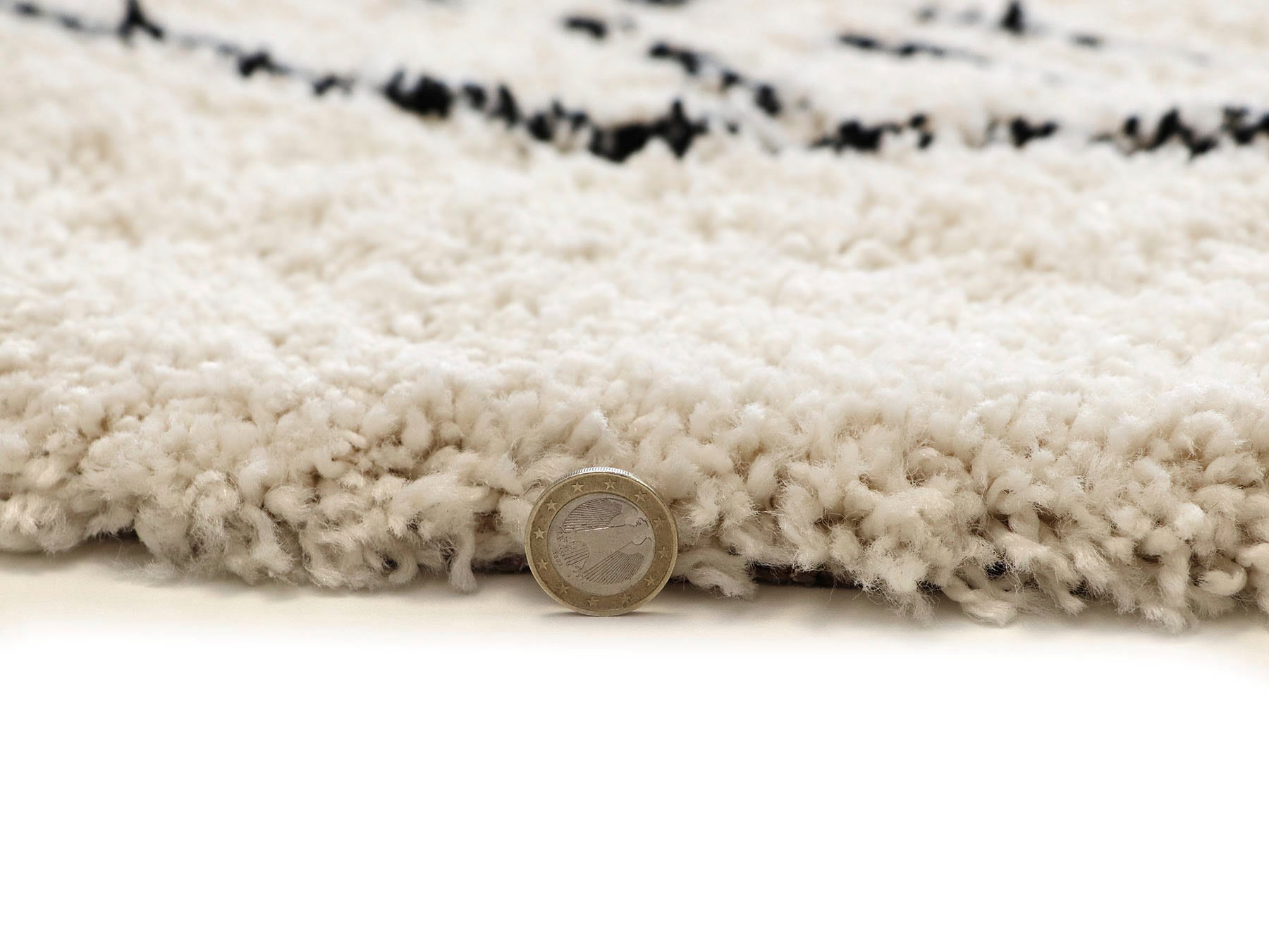 Primaflor-Ideen in Textil Kinderteppich »NOMAD - Whiter Tiger«, rund, 35 mm Höhe, Hochflor, Motiv Tiger, weich & kuschelig, Kinderzimmer