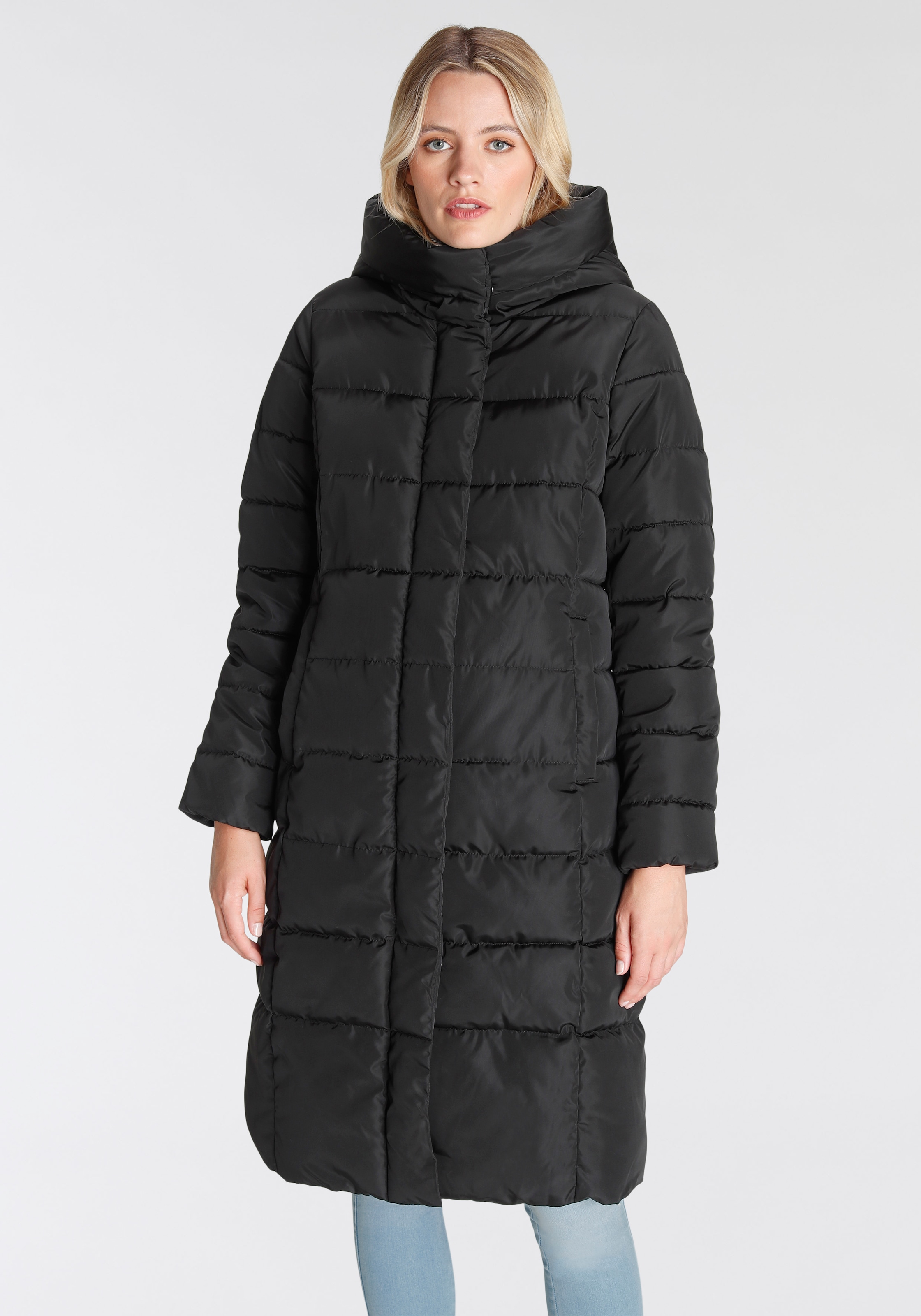 ONLY Steppmantel "ONLTINA – Puffermantel mit Premium-Füllung und verdecktem günstig online kaufen