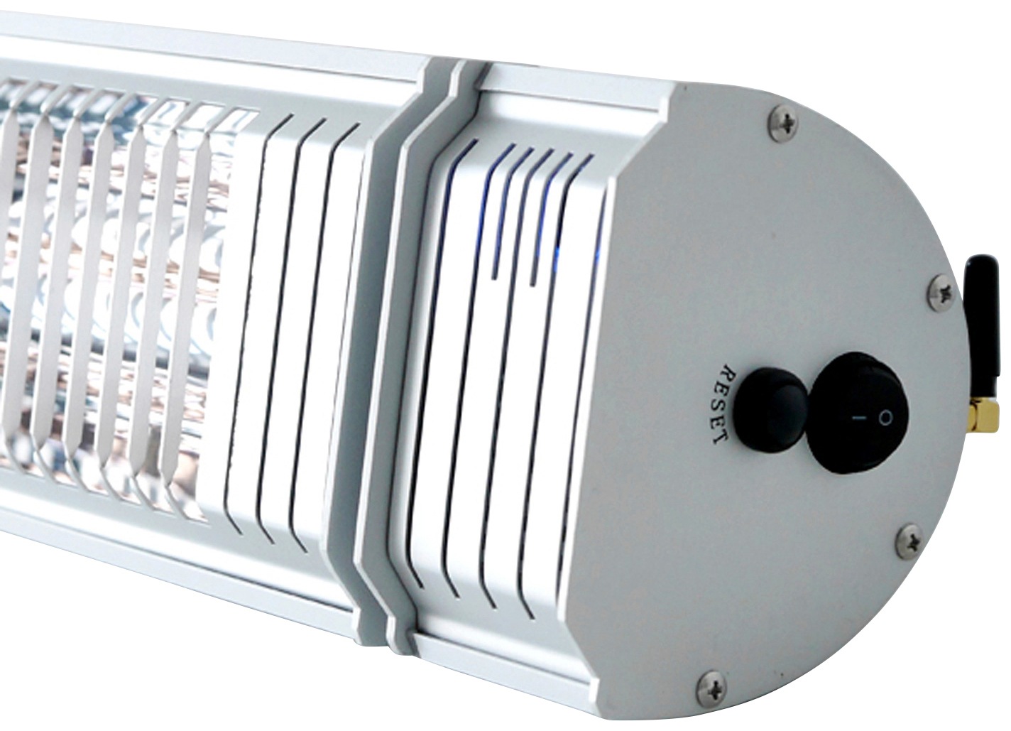 Thumbnail - Vasner Terrassenstrahler "Bluetooth, silber, Appino 20" 2.000 W Wand / Decke mit Appsteuerung