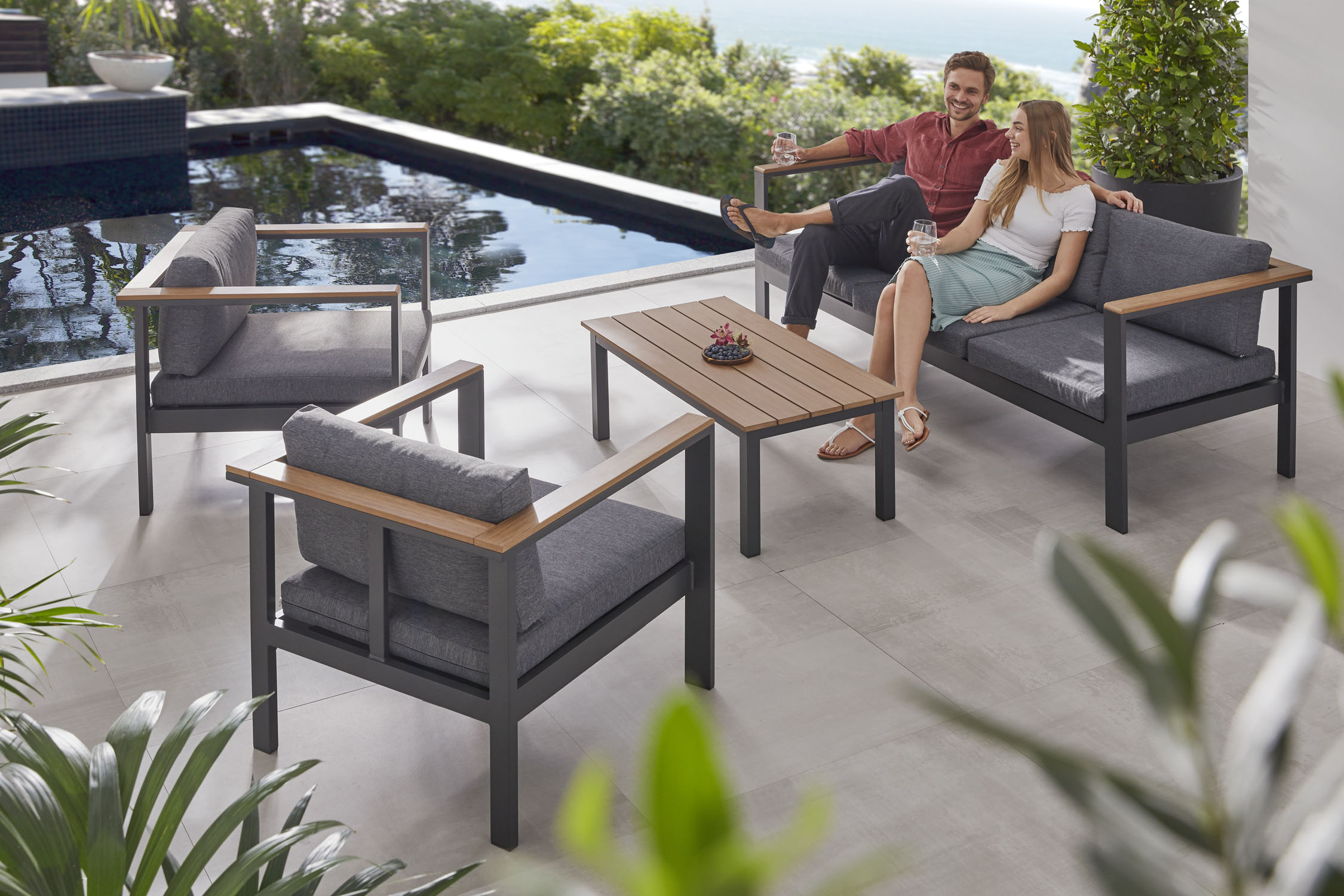 Gartenlounge-Set »Copenhagen«, (14 tlg.)