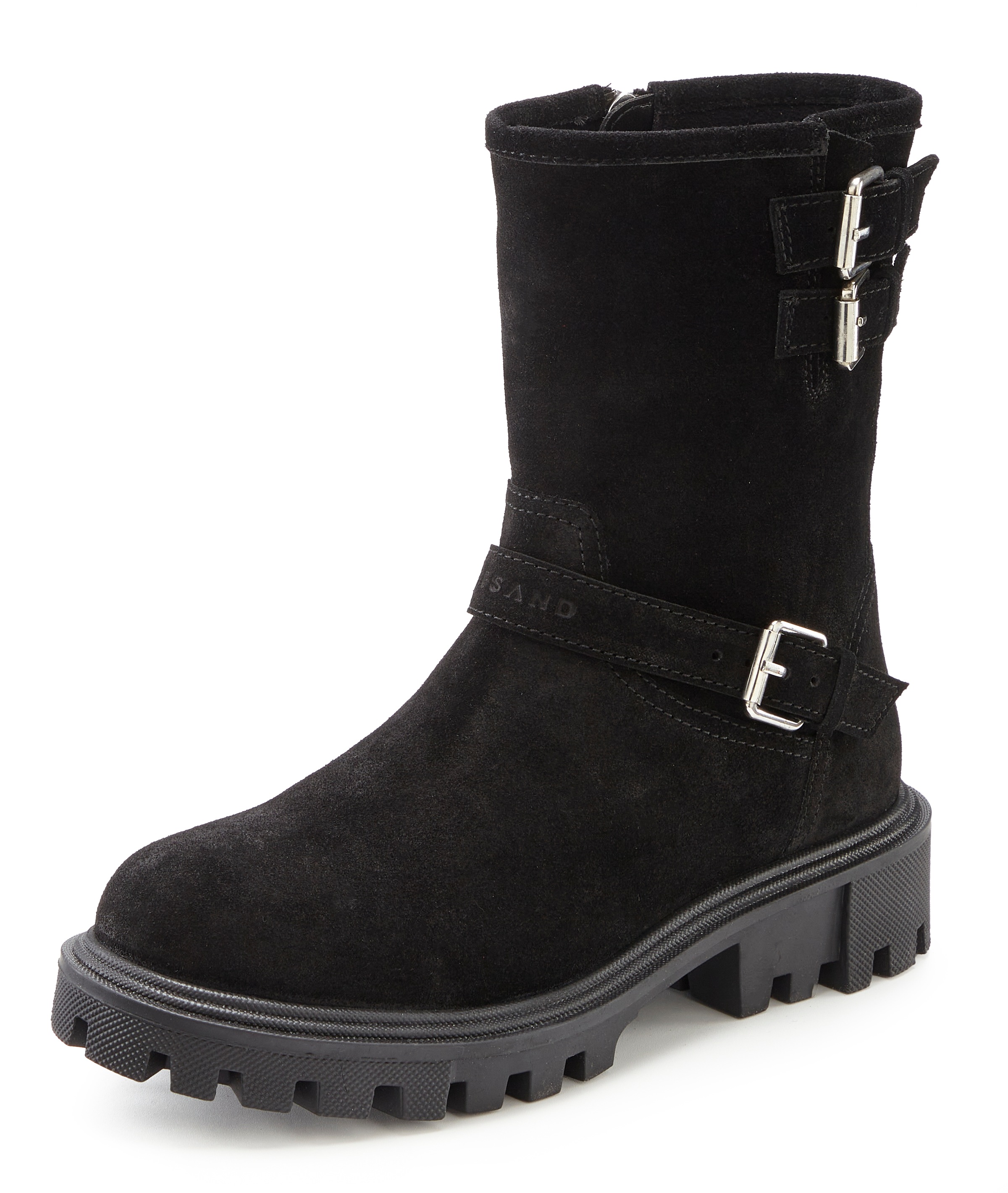 Elbsand Stiefelette, aus Leder mit trendigen Zierschnallen, Stiefel, Boots günstig online kaufen