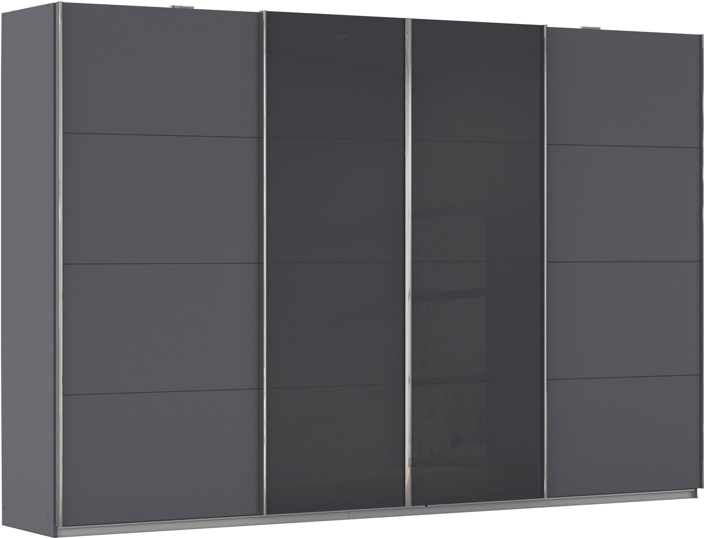 rauch "Kleiderschrank Schrank Garderobe Wäscheschrank Ankleide SYNCRONO" Mitteltüren öffnen parallel, Breiten 271/316/361 cm Höhen 211/230 cm, Mitteltüren mit praktischer Synchron-Öffnung MADE IN GERMANY
