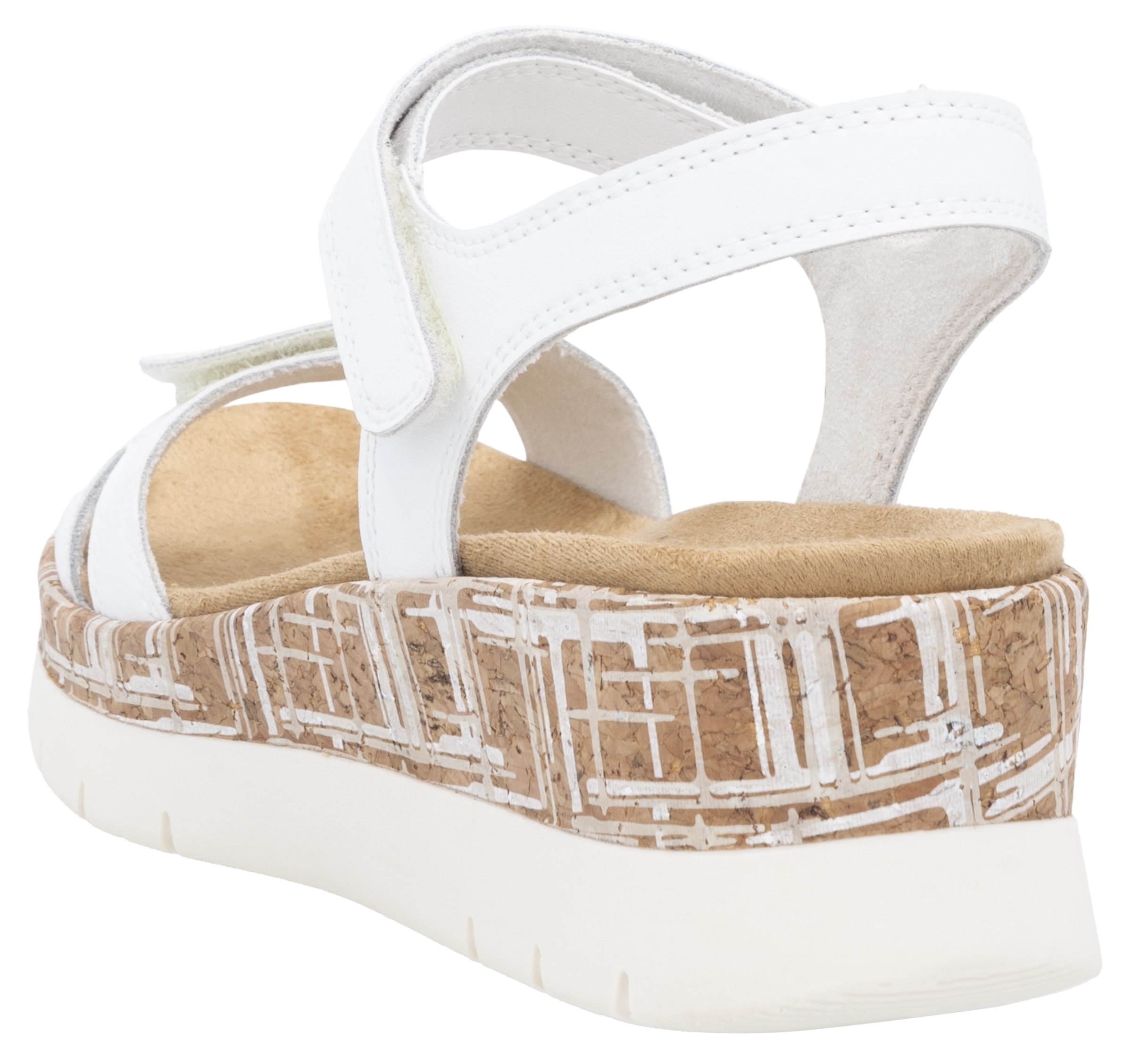 Remonte Keilsandalette, Riemchensandale, Bequemschuh, Sommerschuh mit Klettverschlüssen