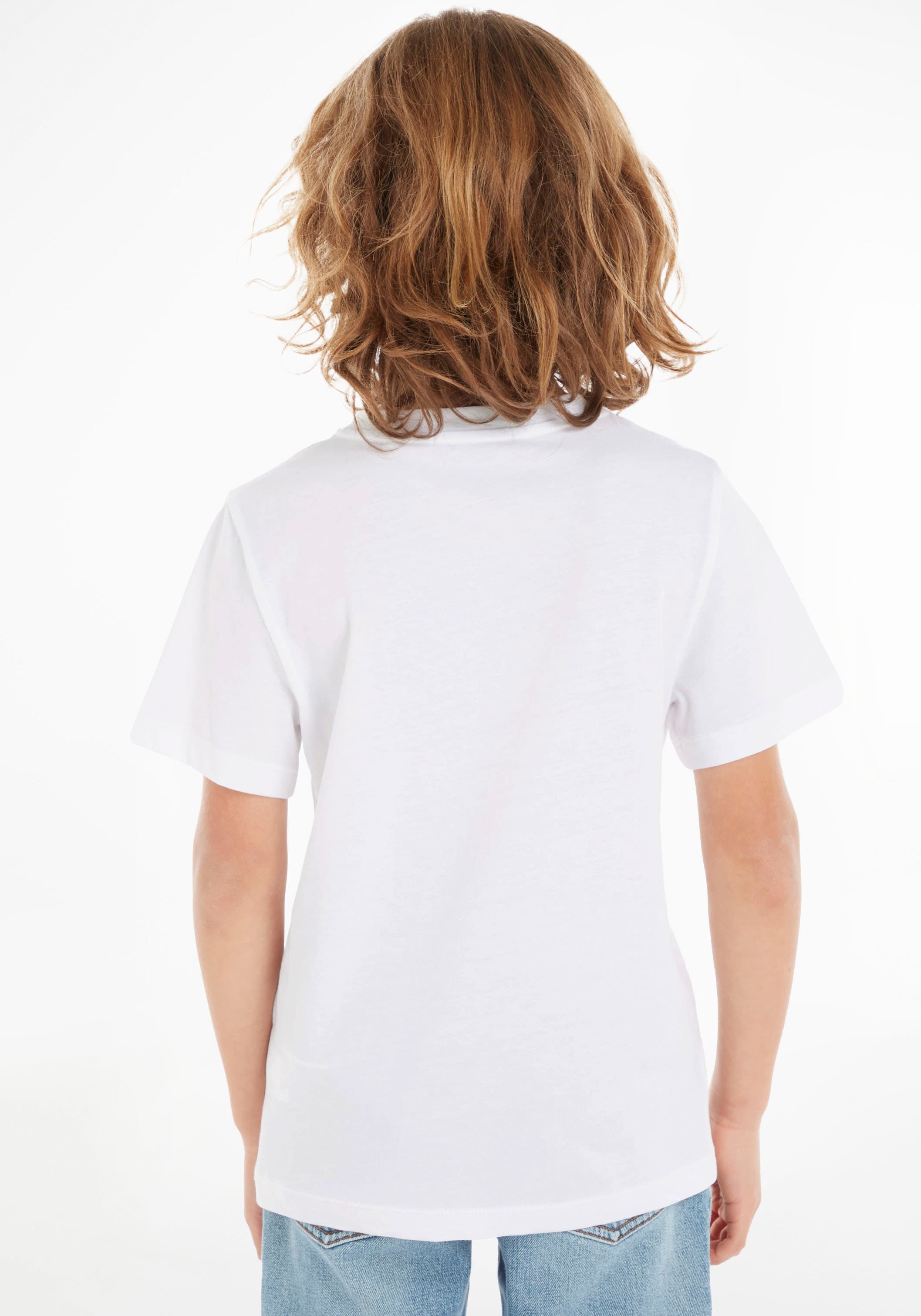 Calvin Klein Jeans T-Shirt »CKJ kaufen STACK LOGO online BAUR T-SHIRT« | V-NECK
