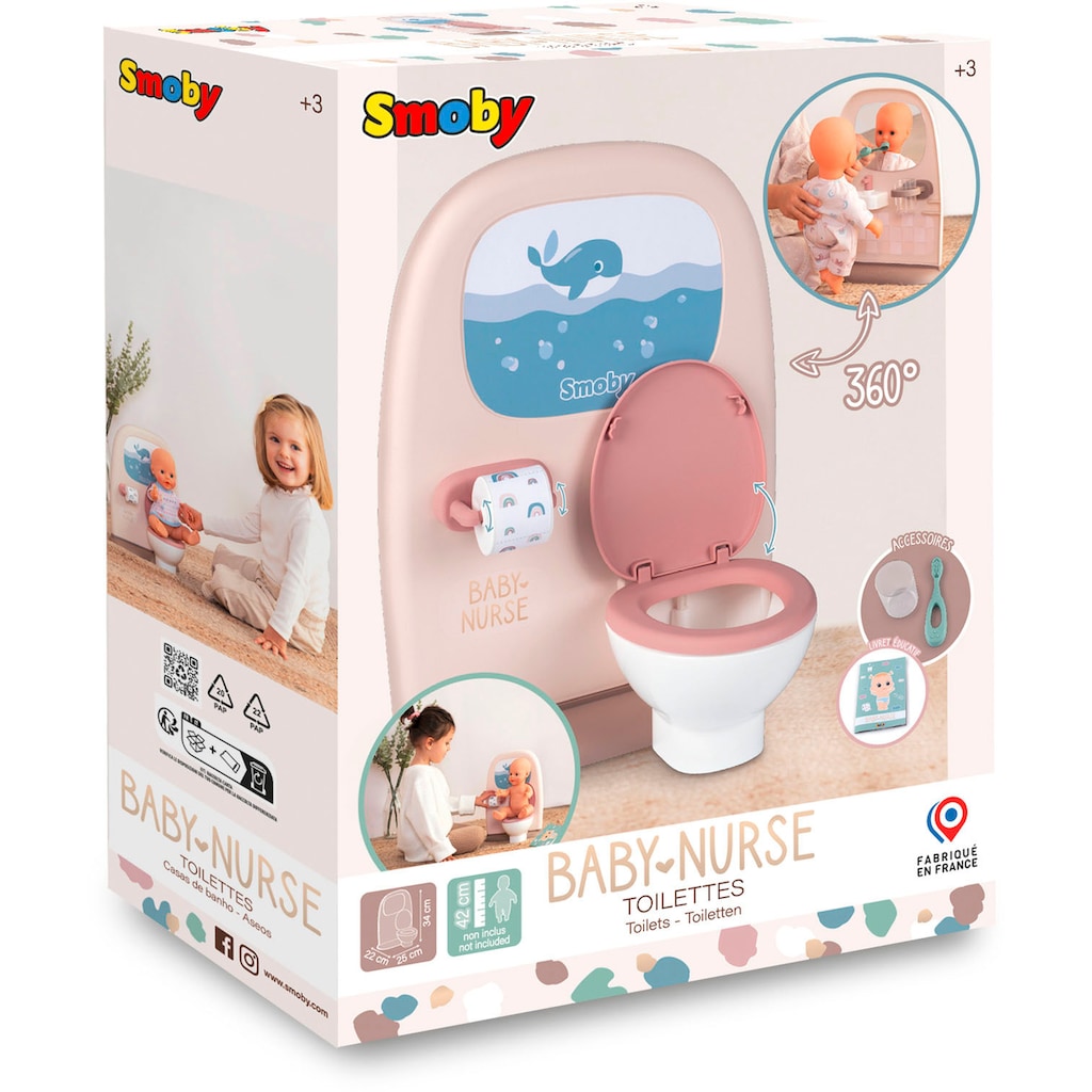 Smoby Puppen Pflegecenter »Baby Nurse, Puppen-Badezimmer«, Made in Europe