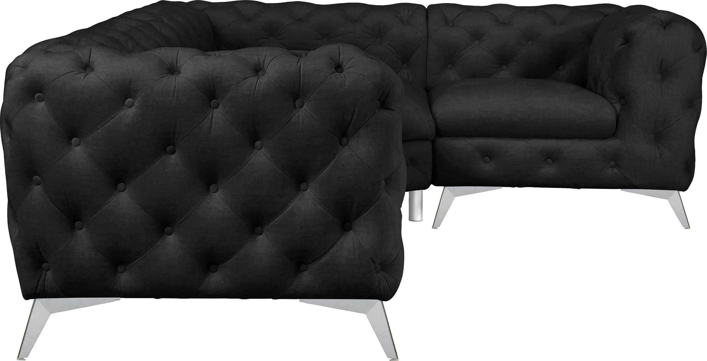 Home Affaire GLYNIS Sectional Sofa Charcoal 3