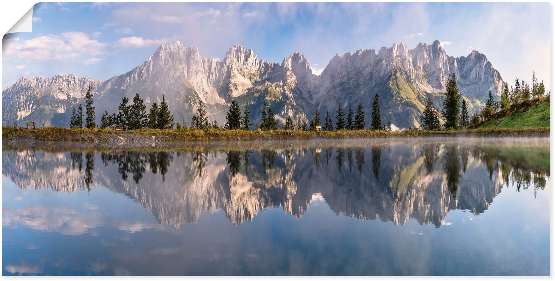 Artland Wandbild "Wilder Kaiser in Tirol", Bilder von Europa, (1 St.), als günstig online kaufen