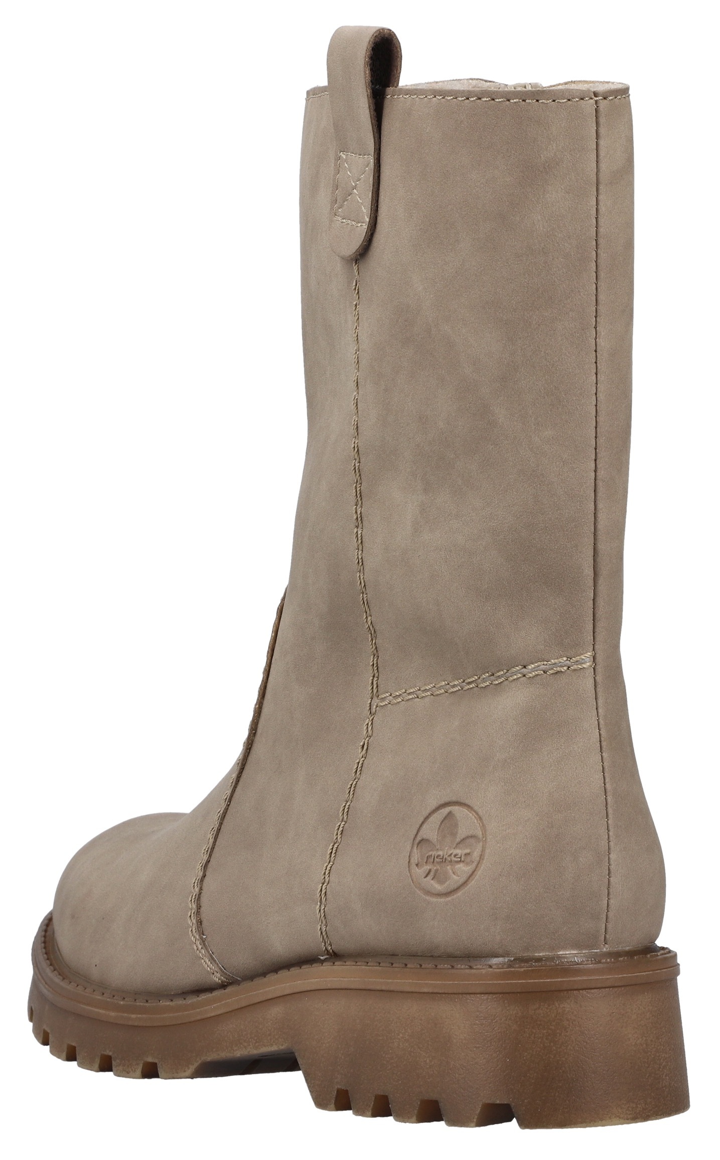 Rieker Winterstiefelette, Winterboots, Profilsohle, mit Innenreißverschluss
