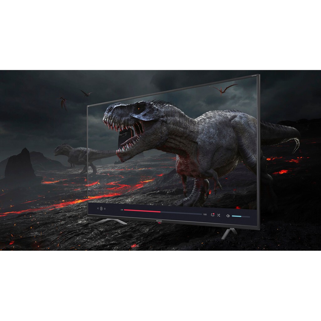 Sharp LED-Fernseher »4T-C65FNx«, 164 cm/65 Zoll, 4K Ultra HD, Android TV-Smart-TV