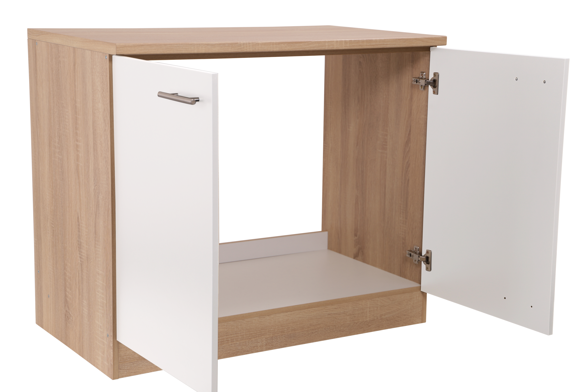 RESPEKTA Spülenschrank »Merle« Breite 100 cm, mit Soft-Close Funktion, Stangengriffe aus Metall