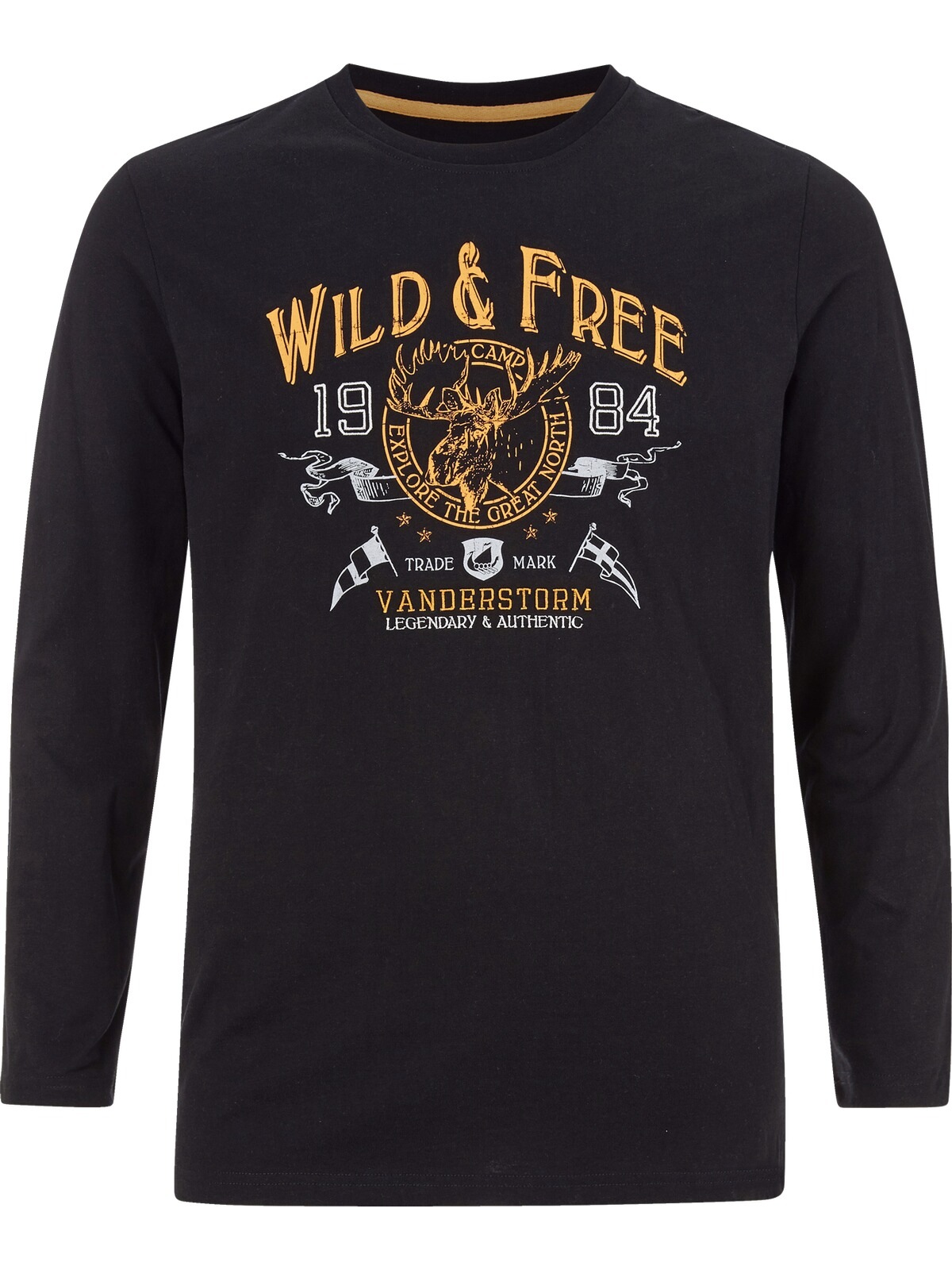 Jan Vanderstorm Langarm-Poloshirt "Langarmshirt STAAF" günstig online kaufen