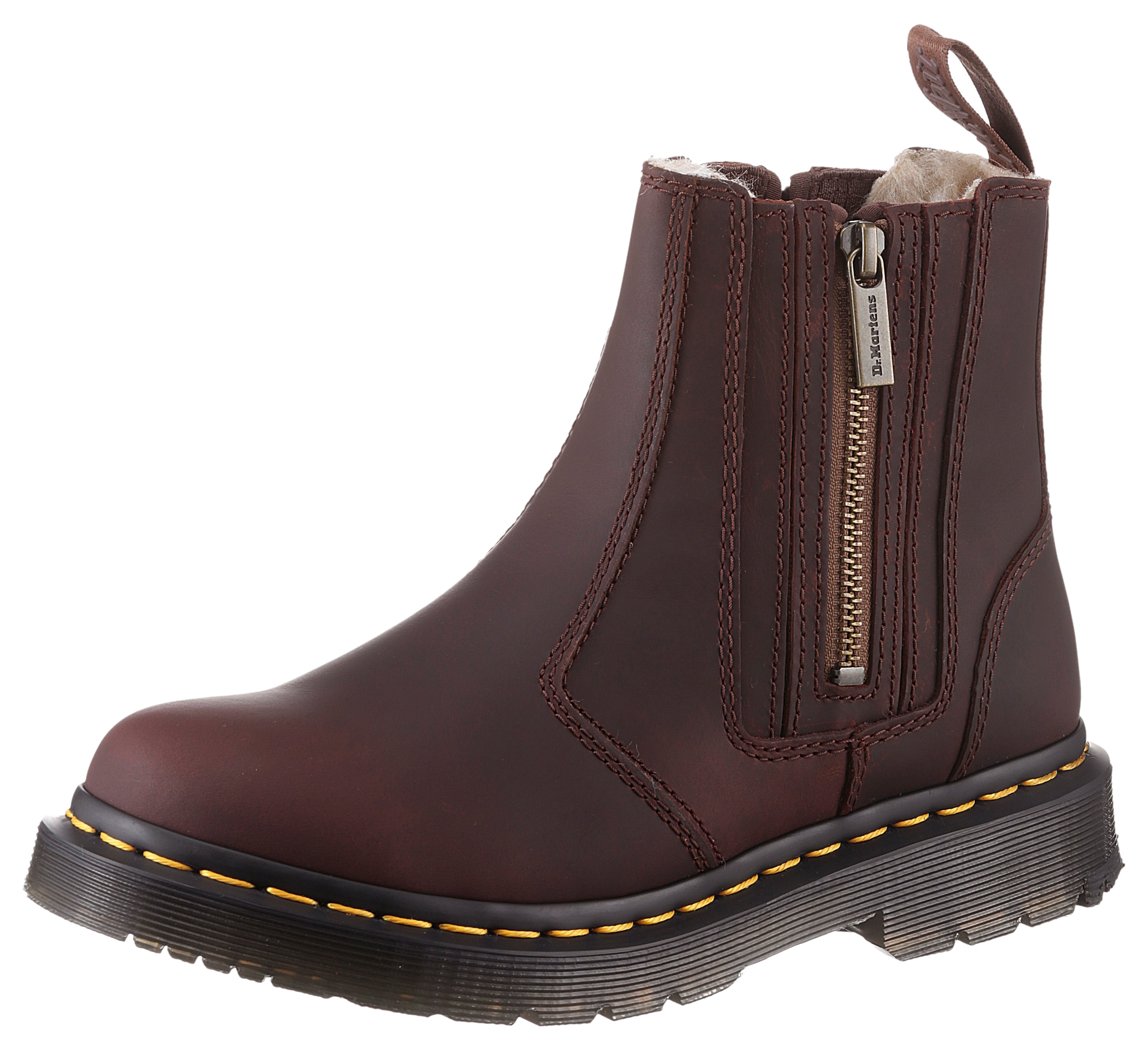 DR. MARTENS "2976 Alyson" Chunky Boots, Plateau Schuh, Boots mit Blockabsatz