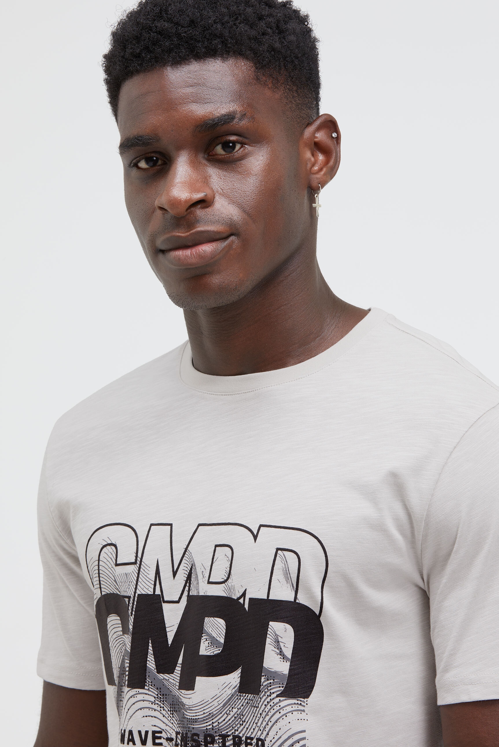 CMPD Rundhalsshirt, aus Baumwolle