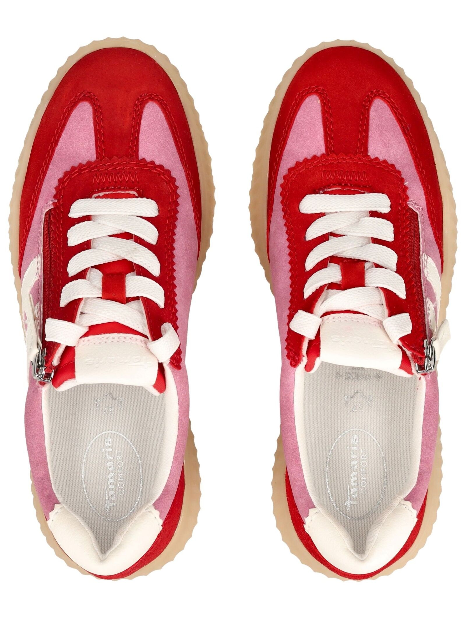 Tamaris Plateausneaker »Tamaris Sneaker Veloursleder/Textil«