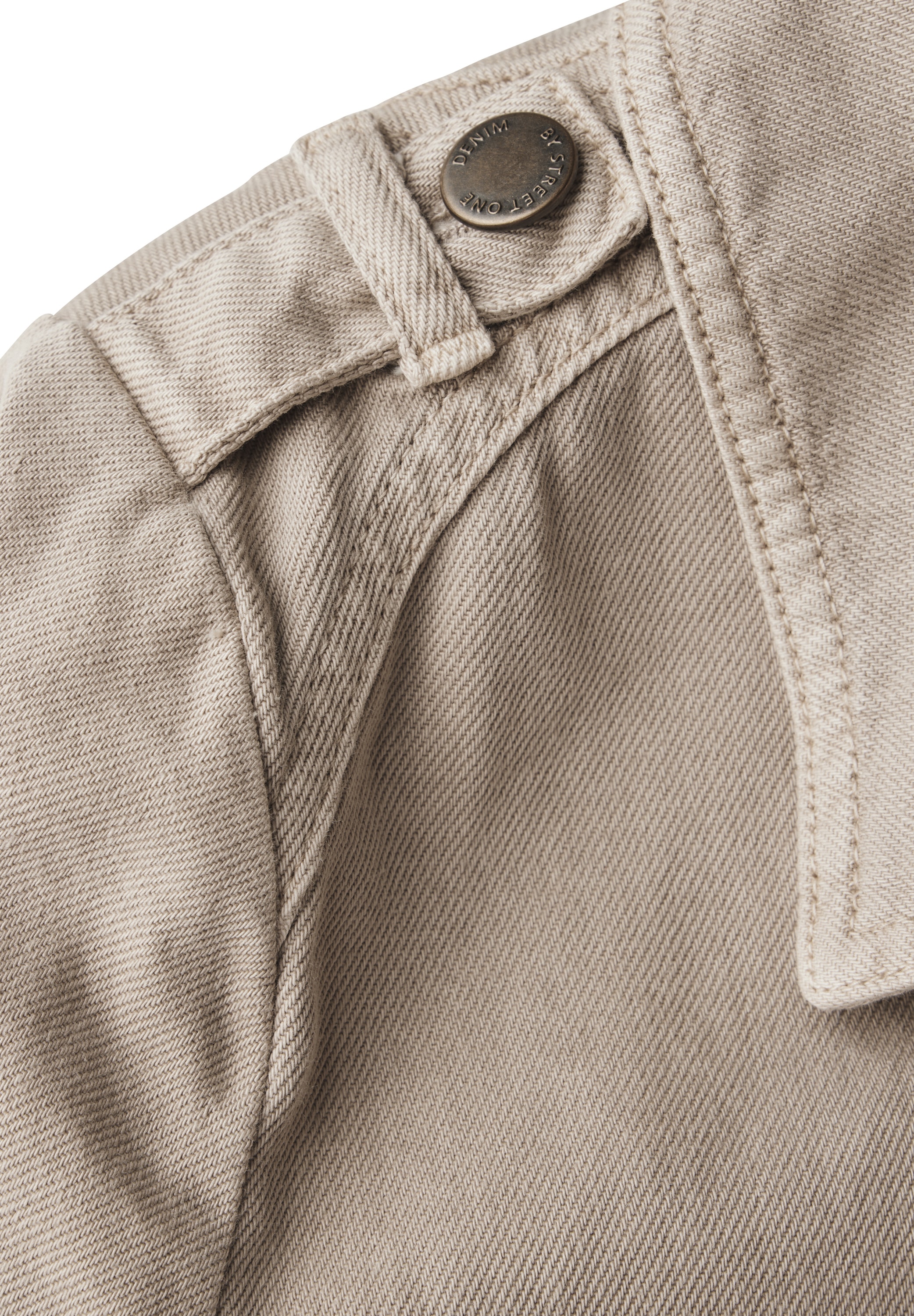 STREET ONE Kurzjacke, in Trench-Look, Jeansjacken-Style