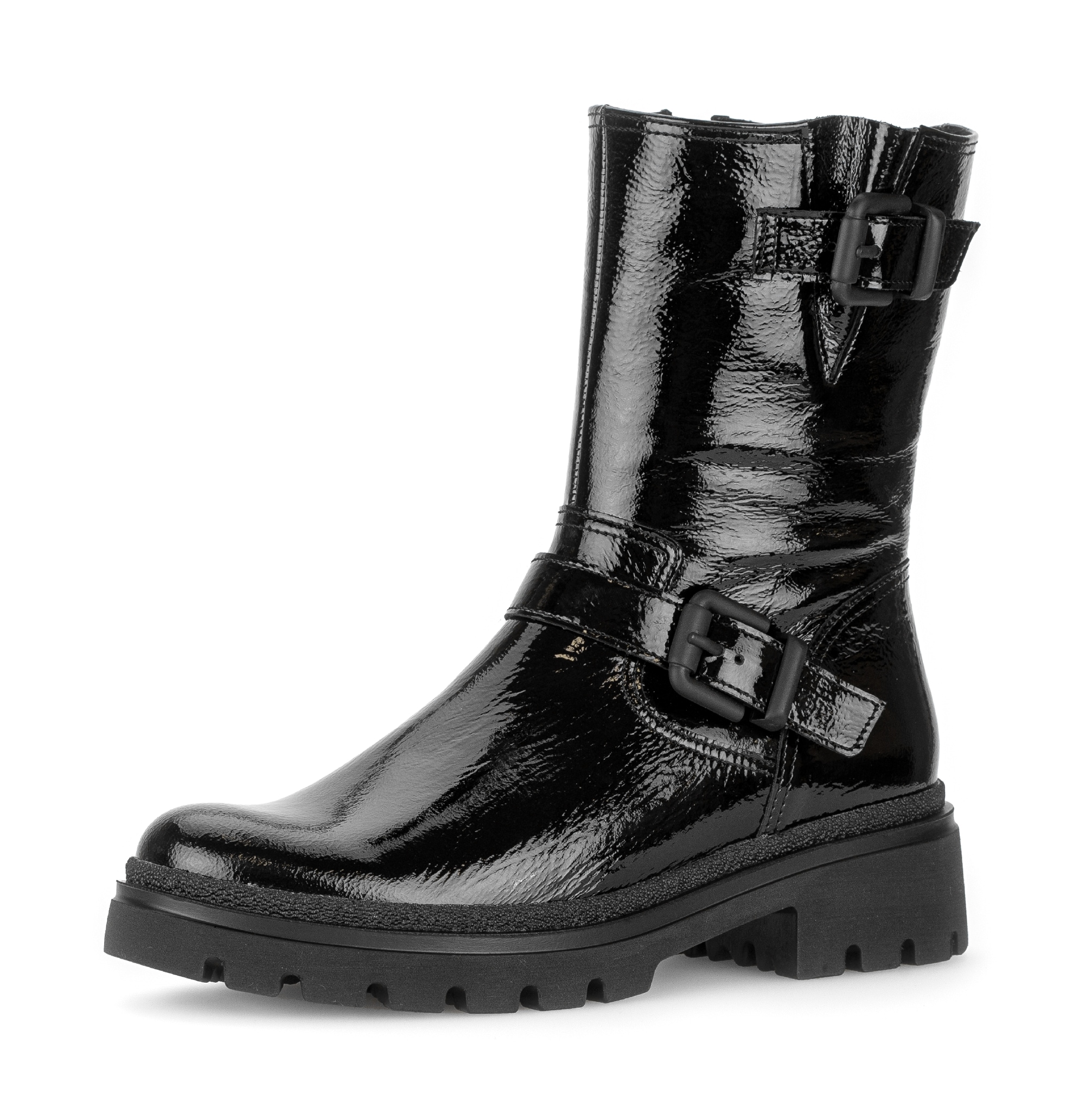 Gabor Bikerboots "FLORENZ", Blockabsatz, Stiefelette mit einer Schafthöhe v günstig online kaufen