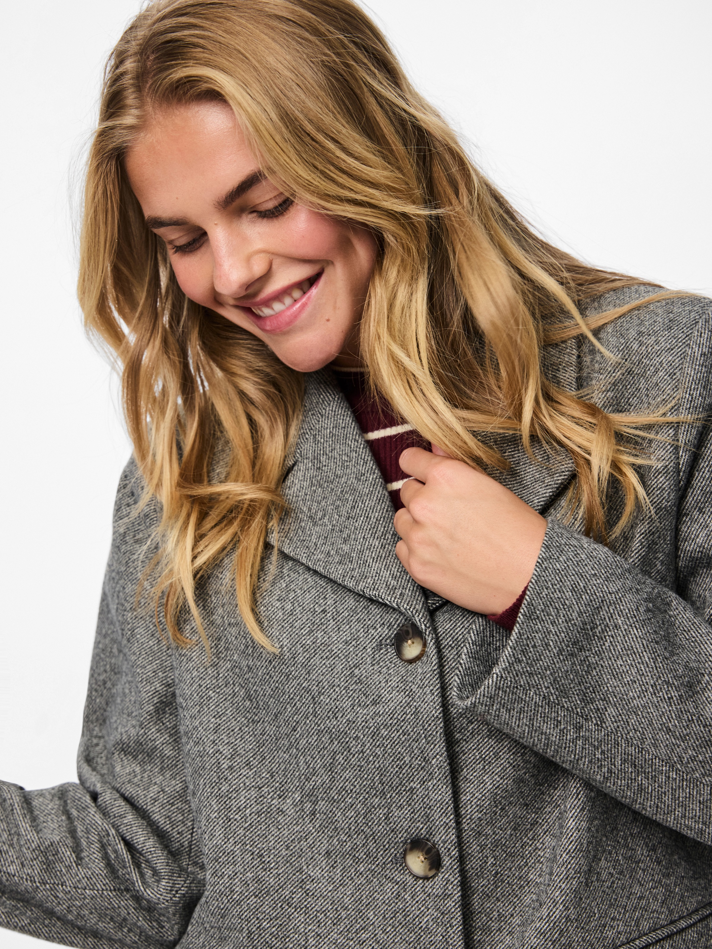 pieces Hemdjacke "PCBIANCA LS BLAZER JACKET NOOS" günstig online kaufen