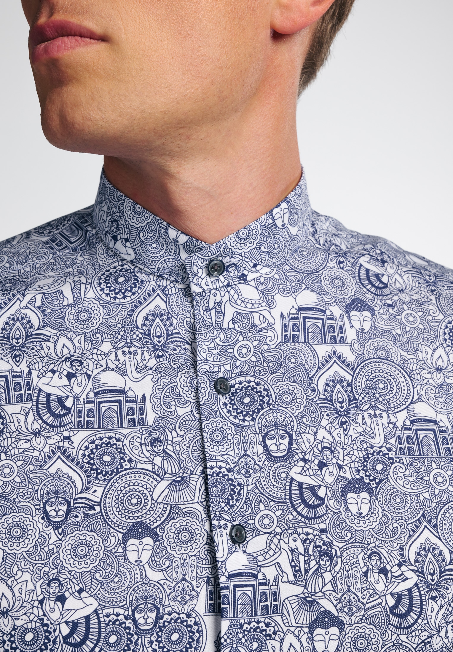 Eterna Langarmhemd »SLIM FIT« NON IRON (bügelfrei)