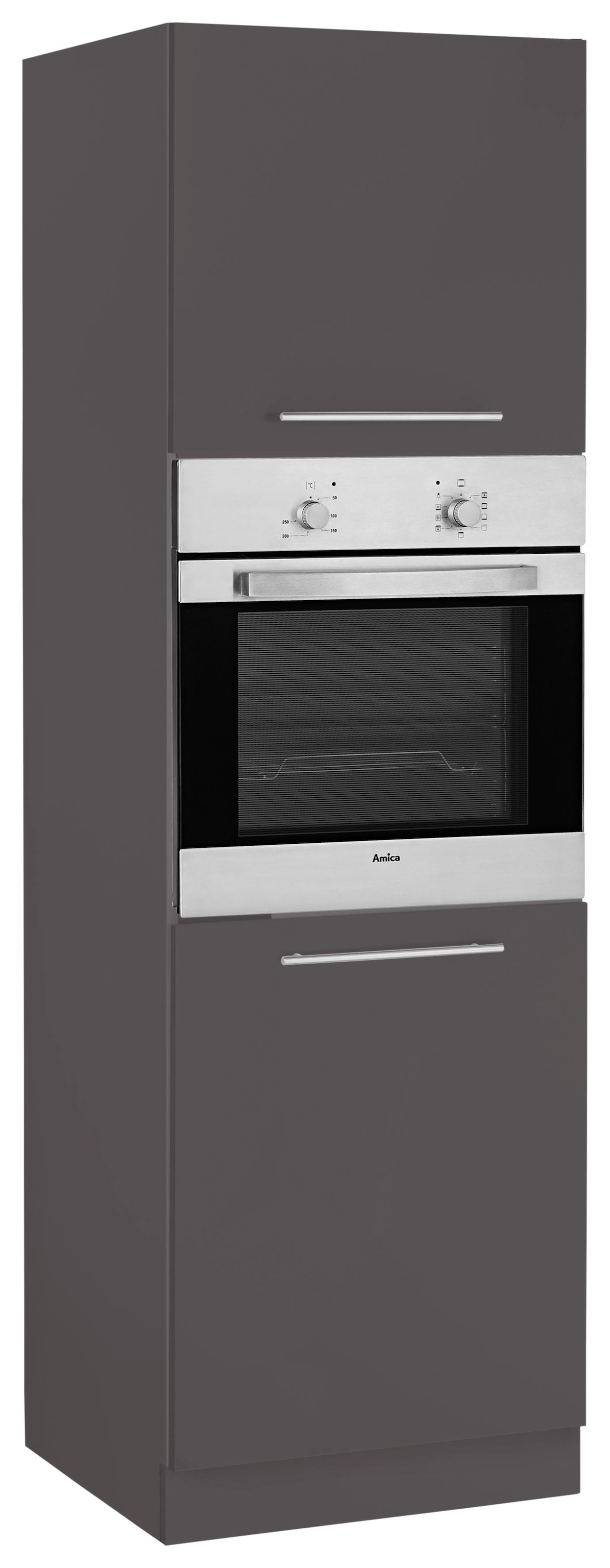 wiho Küchen Backofenumbauschrank "Flexi2, Breite/ Höhe: 60/200 cm, Soft-Close bei den Türen" inkl. verstellbaren Einlegeböden