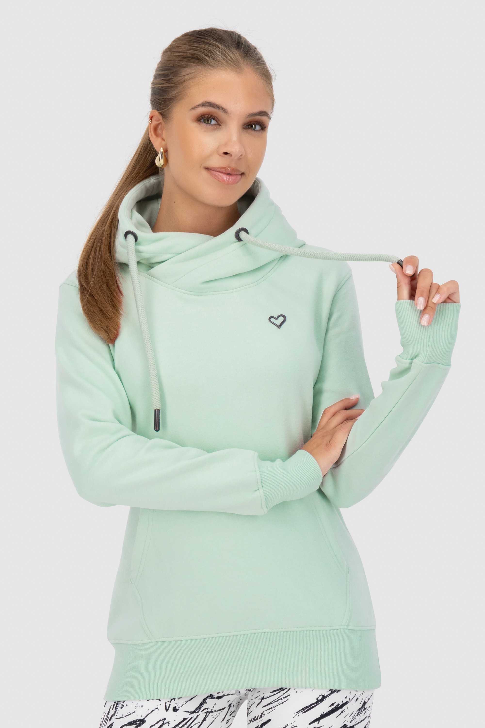 Alife & Kickin Kapuzensweatshirt »Damen SarahAK A«, Hoodie Kapuzenpullover, Sweatshirt mit Kapuze und Kängurutasche
