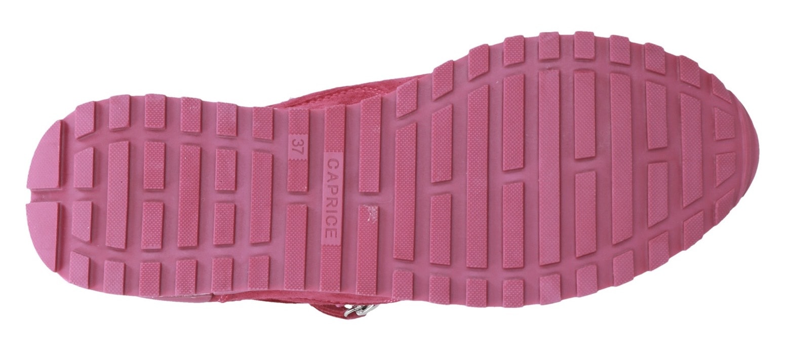 Caprice Keilsneaker, Freizeitschuh, Halbschuh, Schnürschuh in Komfortweite G (= weit)