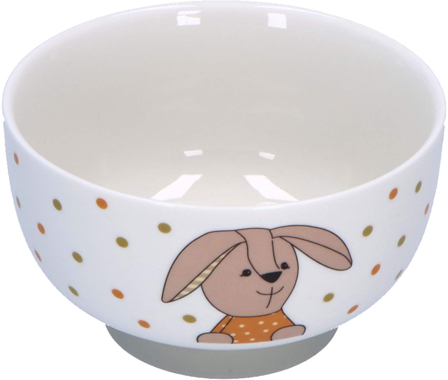 Sterntaler® Kindergeschirr-Set »Elefant Eddy und Hase Happy«, (Set, 3 tlg.)