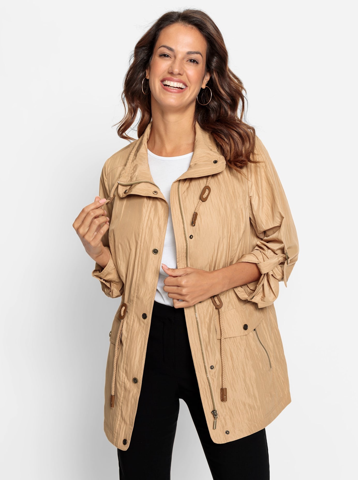Inspirationen Langjacke, ohne Kapuze