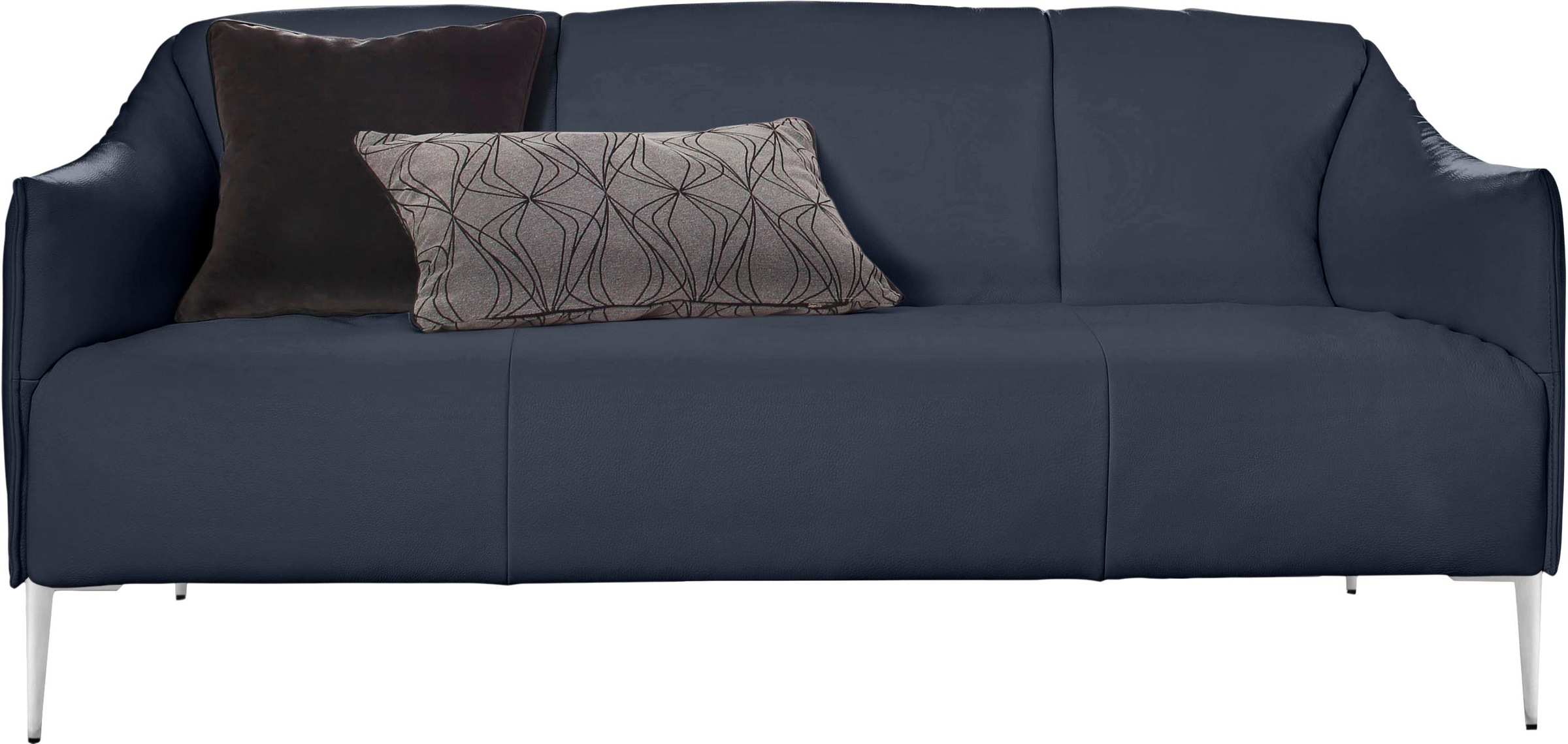 W.SCHILLIG 2,5-Sitzer »sally«, mit Metallfüßen in Chrom glänzend, Breite 174 cm