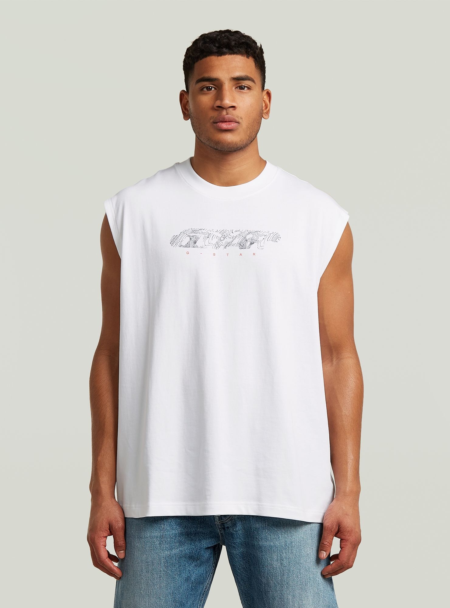 G-STAR "Loose Graphic Sleeveless T-Shirt"