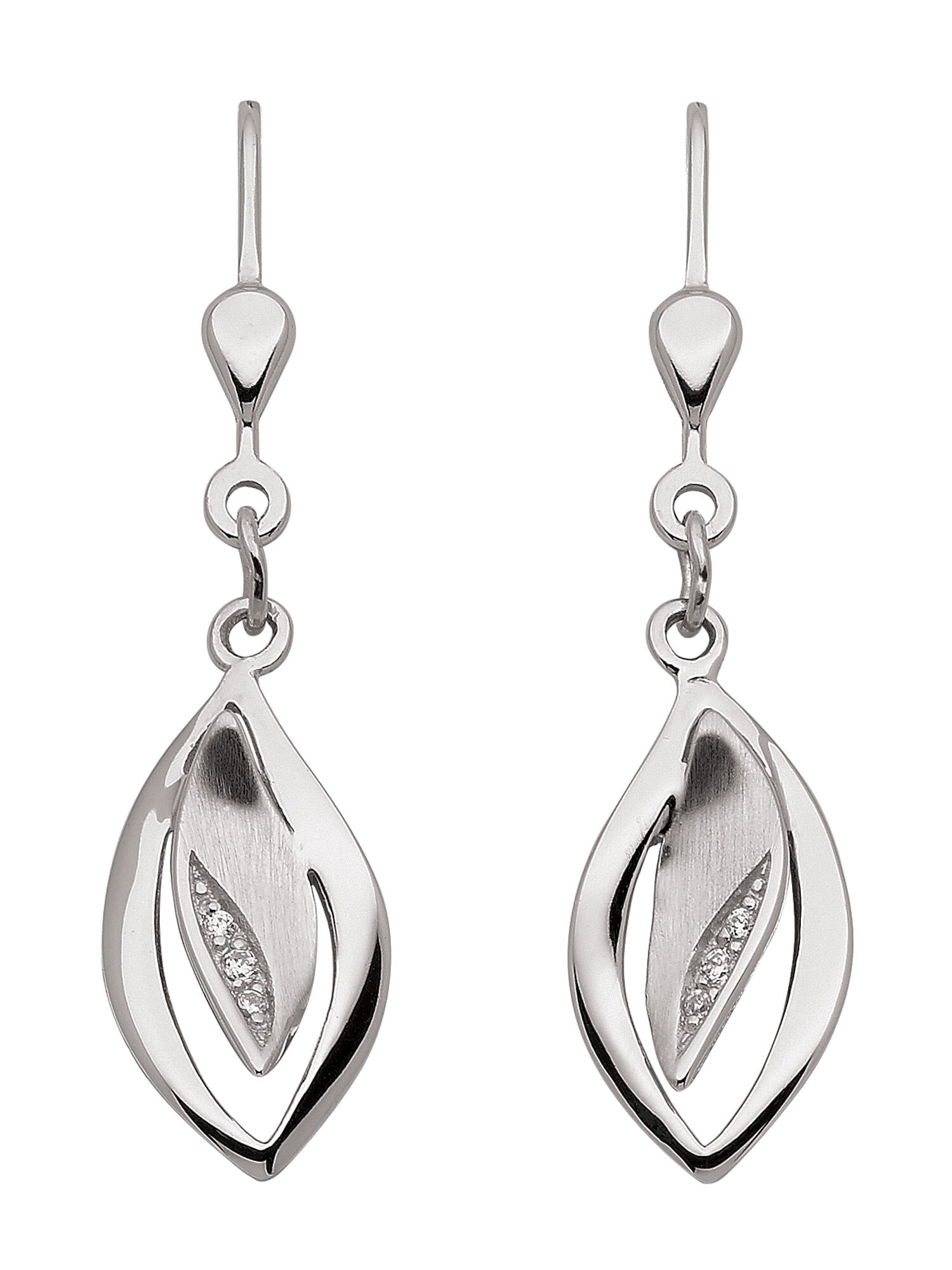 Adelia´s Paar »925 Ohrringe | Ohrhänger mit BAUR Silber Zirkonia kaufen Silberschmuck Ohrhänger«, Damen für