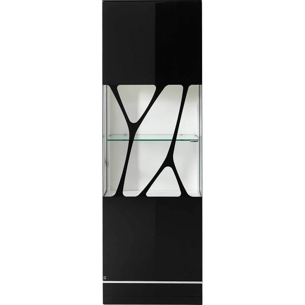 LEONARDO Glasvitrine »CUBE«, mit Genetics, wahlweise mit Beleuchtung, Höhe 192 cm