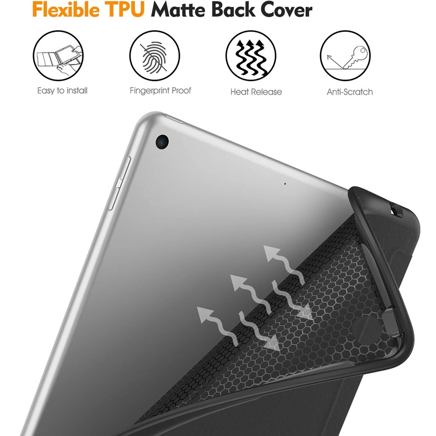4smarts Tablet-Hülle »Folio Case Basic für Apple iPad 11" (2025)/10.9" (10.Gen)«, iPad 11" (2025)-iPad 10.9" (10. Gen.), Backcover, Schutzhülle, Tabletschutzhülle, Case, Schutzcase, stoßfest