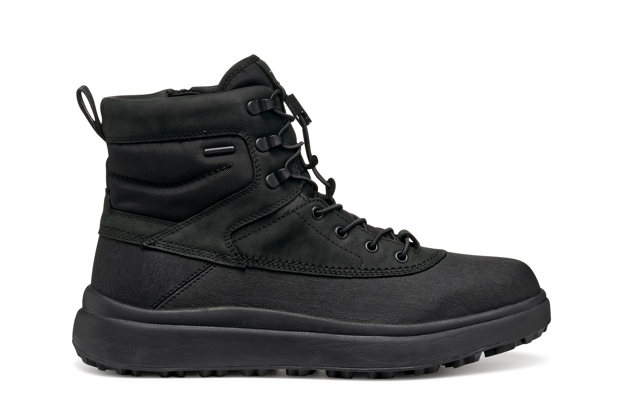 Geox Winterboots »U GRANITO + GRIP B A«, Snowboots, Schnürschuh mit Warmfutter, Größenschablone zum Download