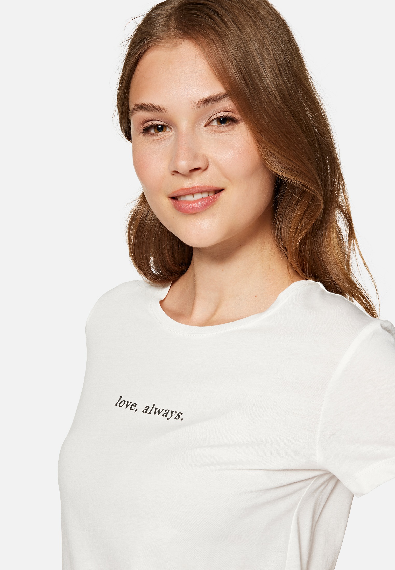 Mavi Rundhalsshirt »LOVE ALWAYS TEE« Organic T-Shirt mit Love Print